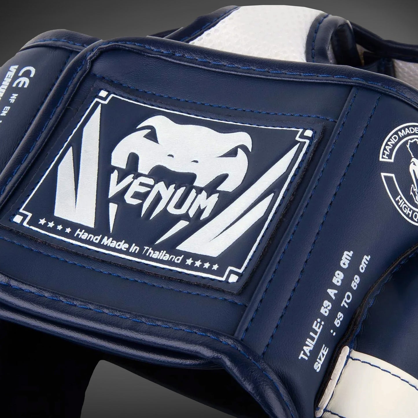 Casco Venum Elite - Blanco/Azul Marino