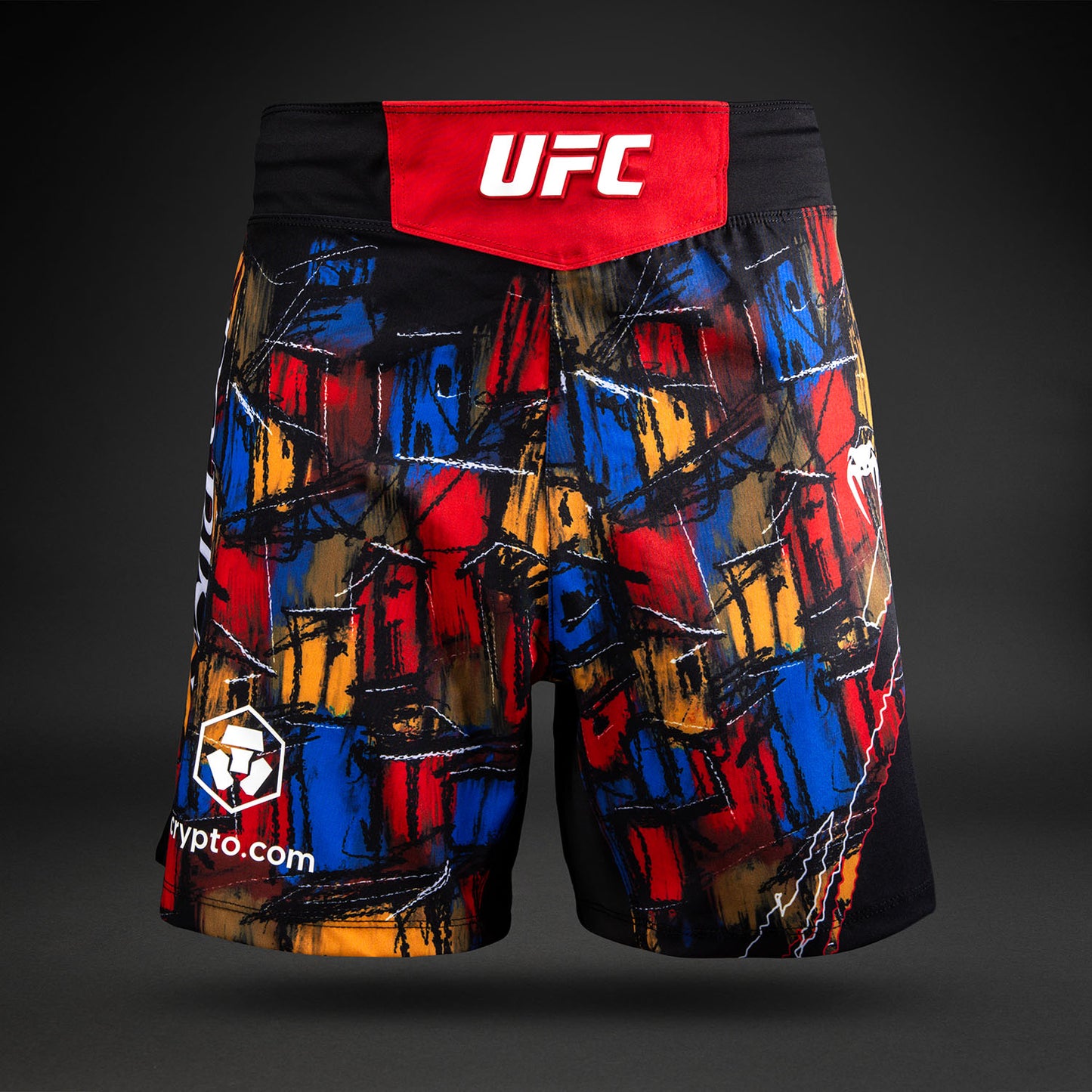 UFC Unrivaled by Venum Charles Oliveira Pantalones de Lucha para Hombres - Rojo