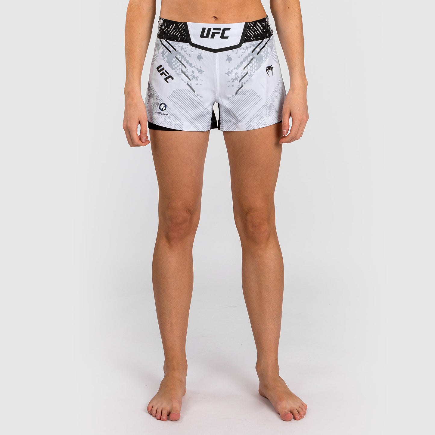 UFC Adrenaline by Venum Authentic Fight Night Short de Combate para Mujer - Blanco