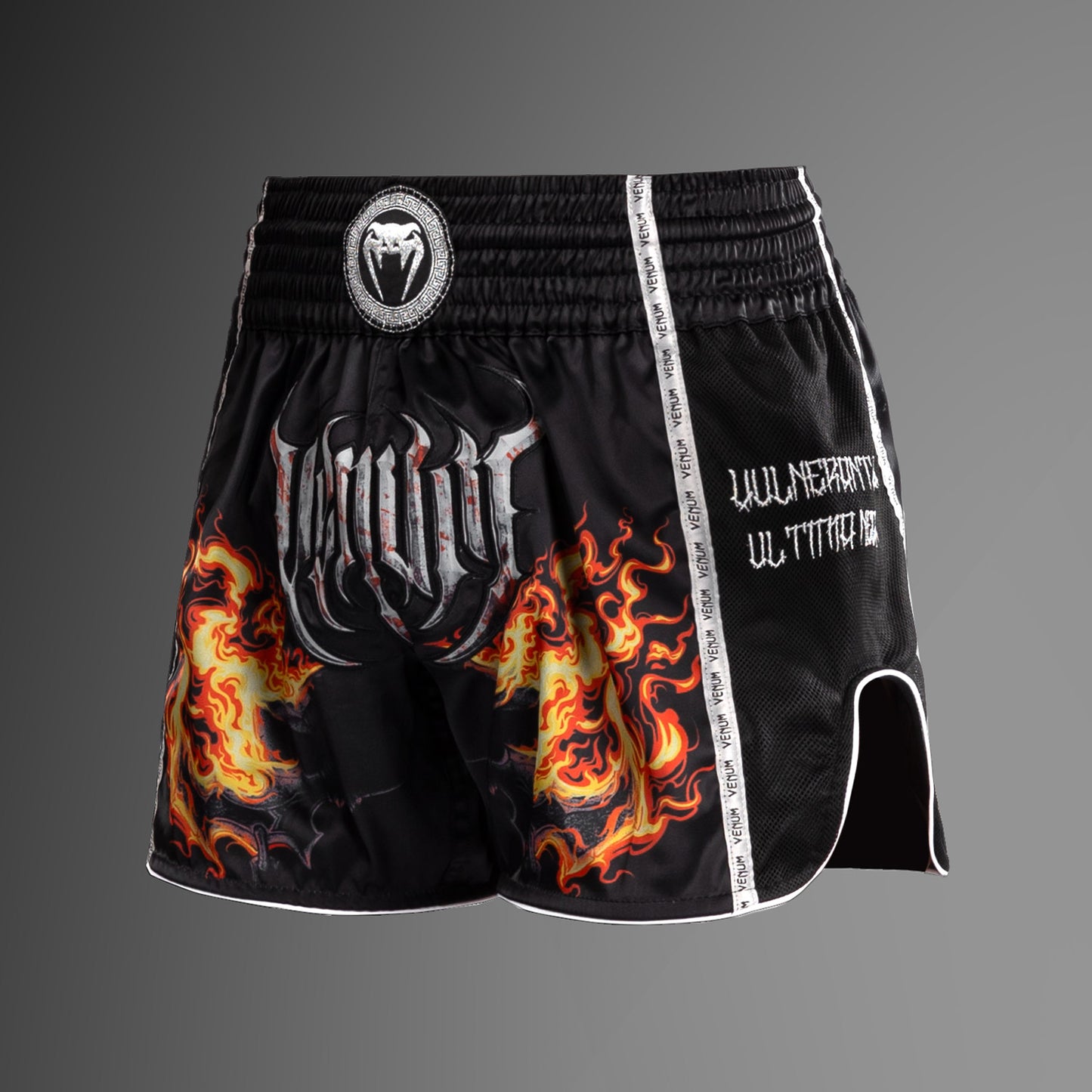Venum Gladiator 5.0 Pantalones Cortos De Muay Thai - Negro/Naranja Neón