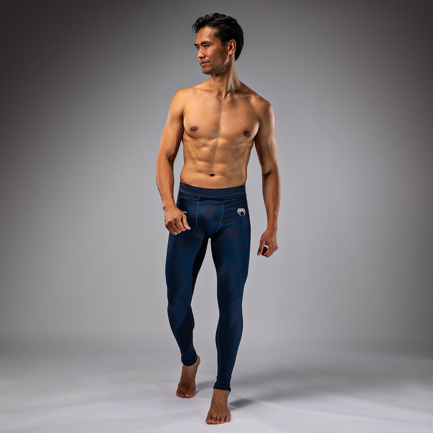UFC Fusion by Venum Fight Week Leggings de Rendimiento para Hombre - Azul oceánico