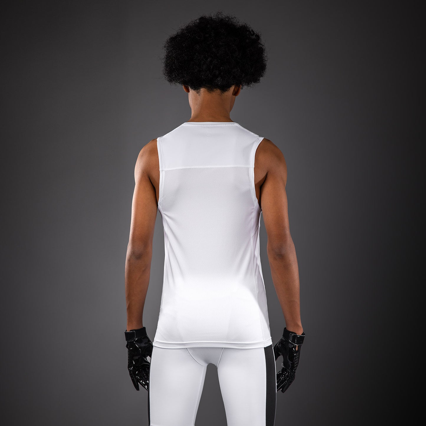Venum Elite Football Camiseta de Compresión Sin Mangas Para Niños - Blanco