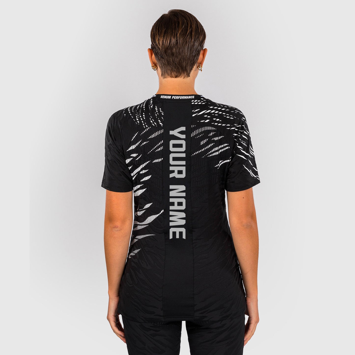 UFC Fusion by Venum Personalizados Authentic Fight Night Camiseta de Salida para Mujer - Negro