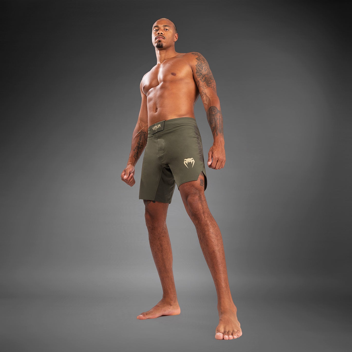 Venum Contender Pantalones cortos de lucha para hombre - Caqui
