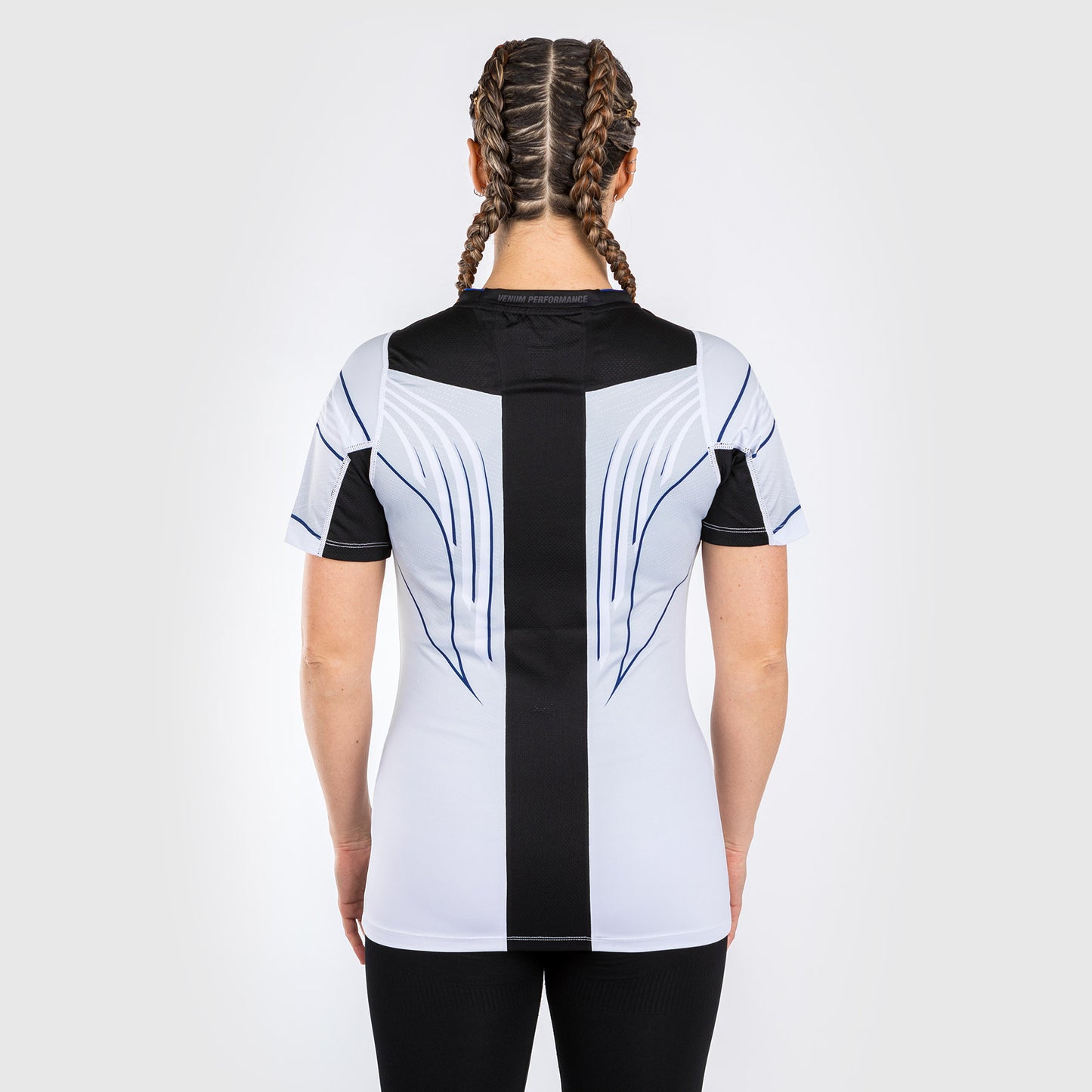 Camiseta UFC Venum personalizada Authentic Fight Night 2.0 para mujer - Midnight Edition - Ice