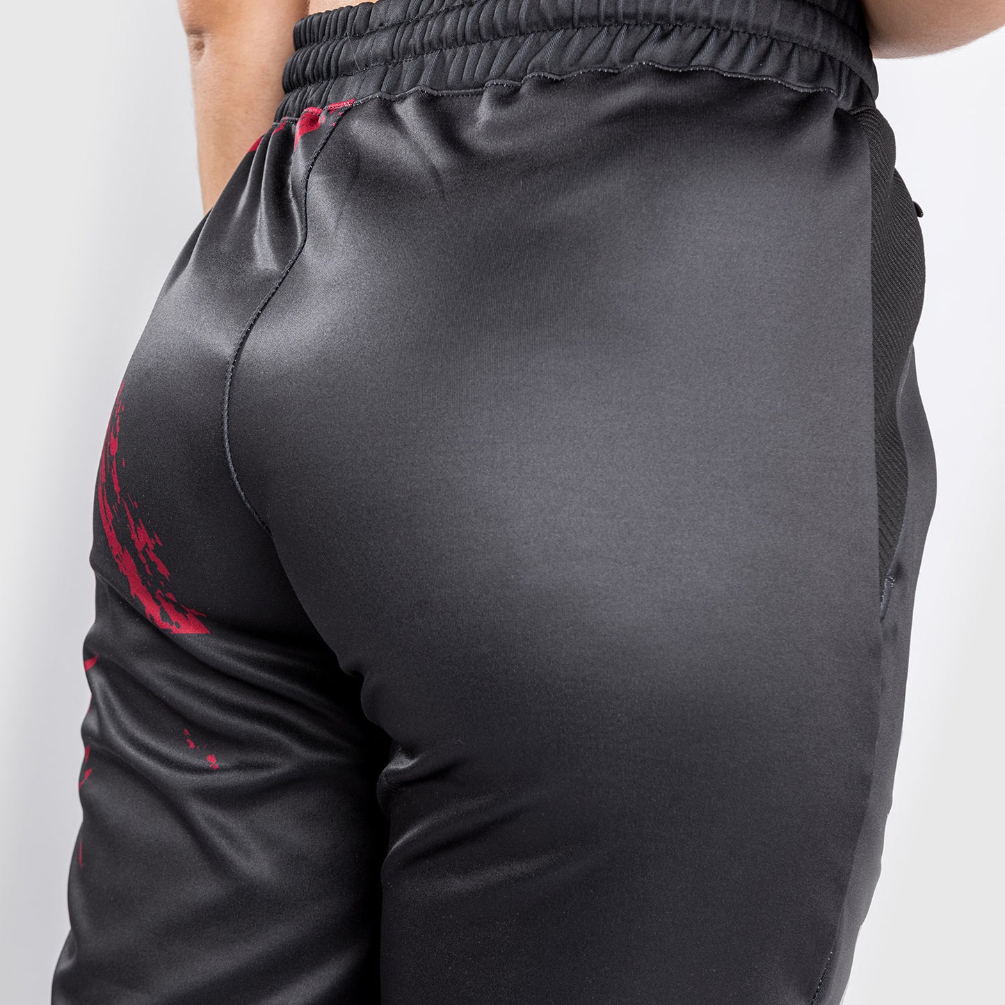 Pantalones deportivos UFC Venum Authentic Fight Week 2.0 - Para mujer - Negro/Rojo