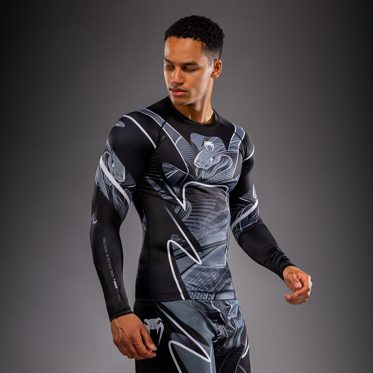 Venum Crimson Viper 2.0 Rashguard de manga larga - Negro/Gris