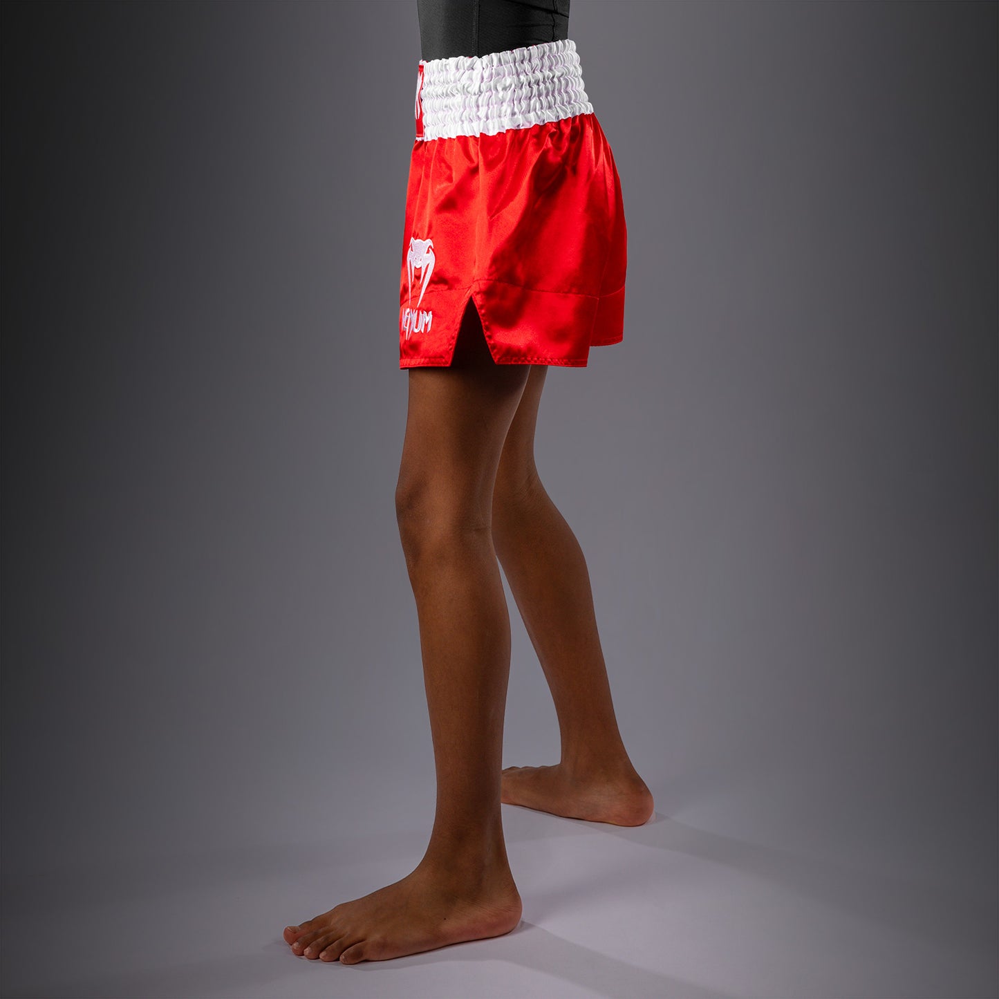 Venum Classic Short de Muay Thai para niños – Rojo Fuego