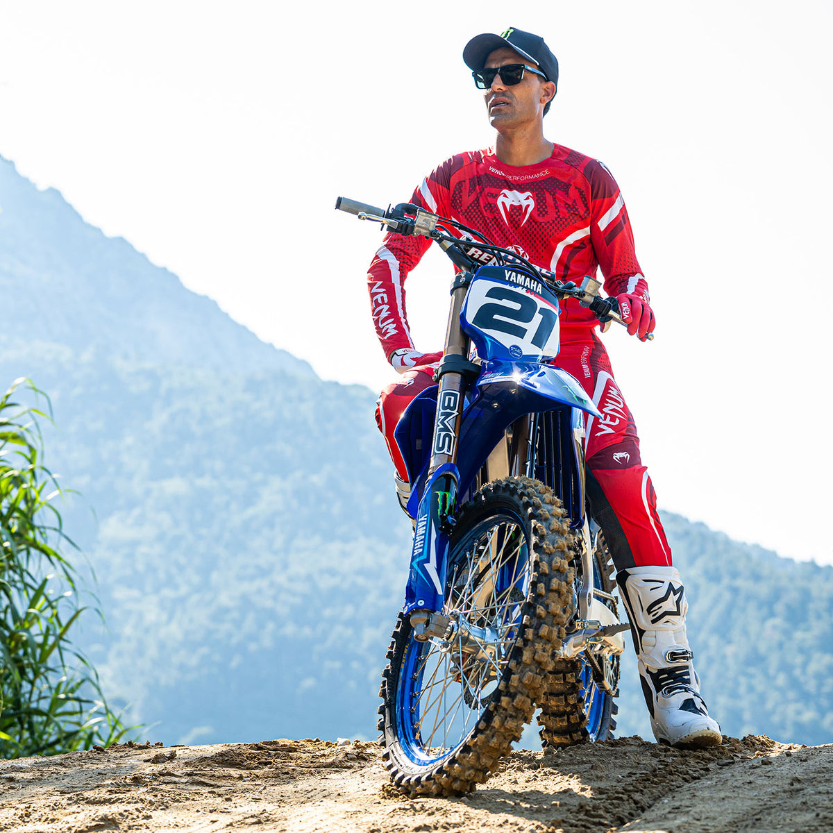 Venum MX Challenger Pantalón de Motorsports - Rojo