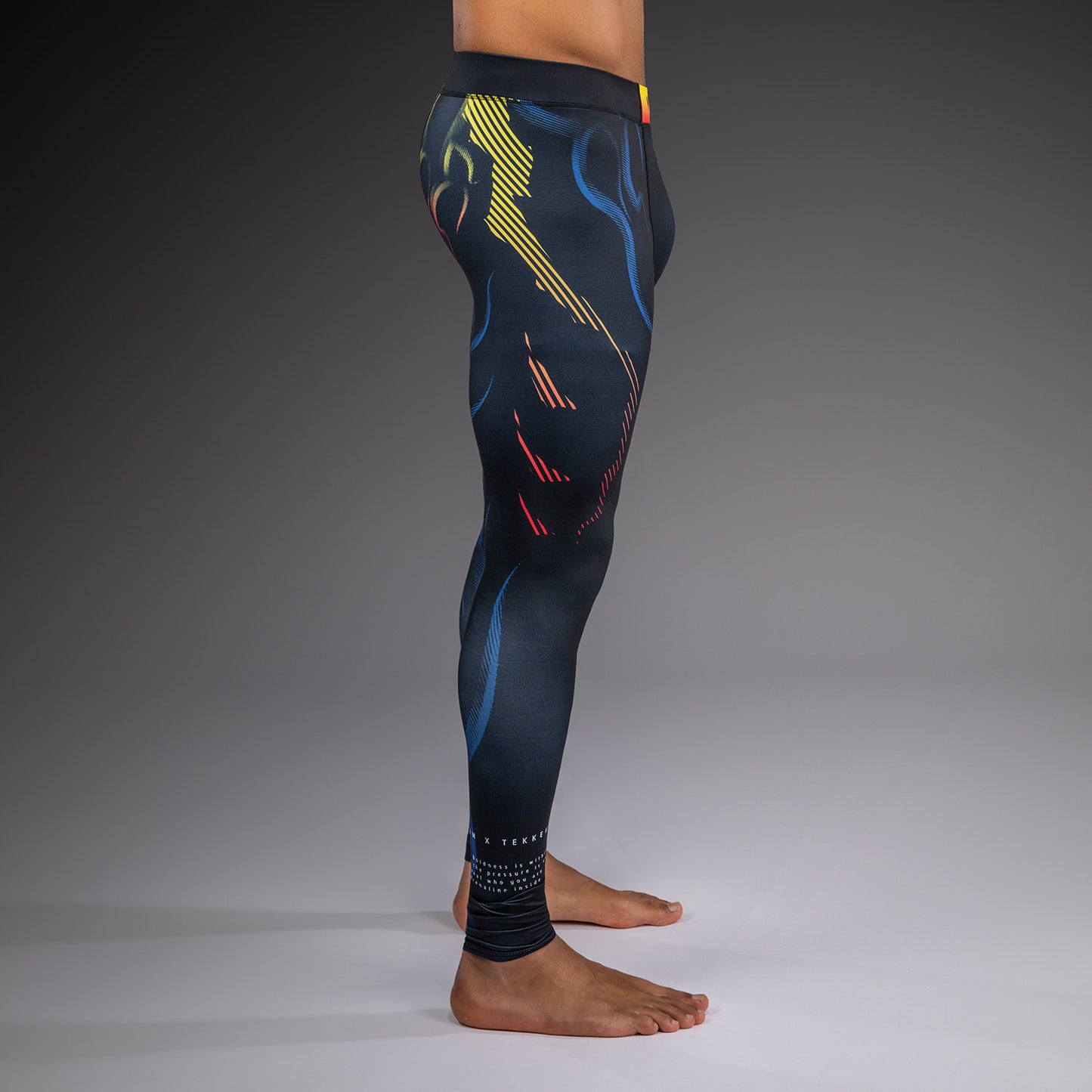 Venum x TEKKEN 8 Mallas Yoshimitsu - Negro/Naranja