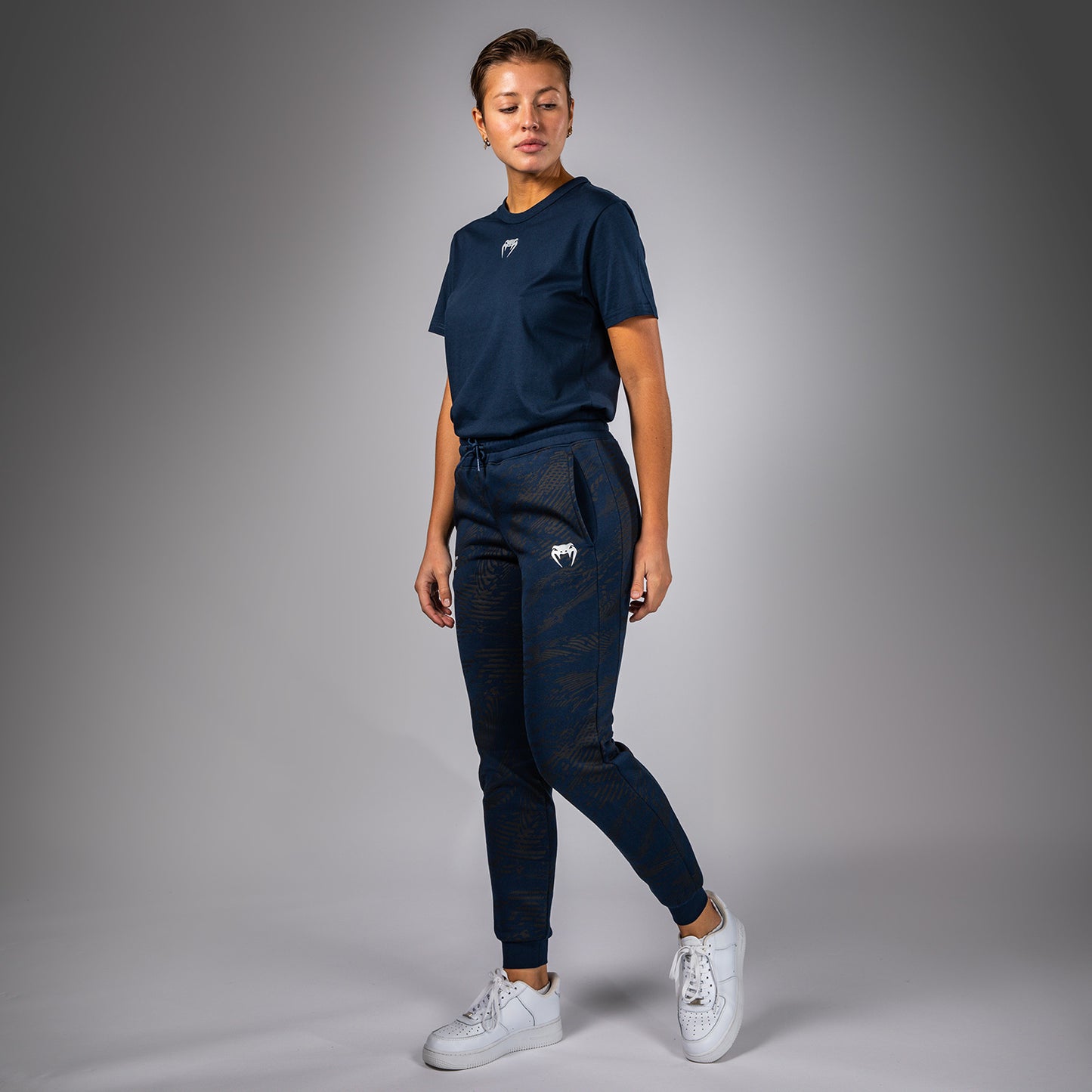UFC Fusion by Venum Fight Week Pantalón de Algodón para Mujer - Azul oceánico