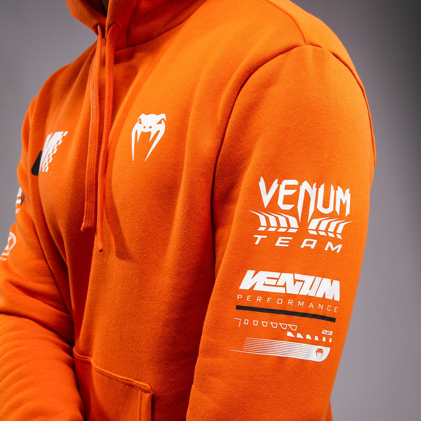 Venum Motorsport Sudadera con Capucha - Mandarina