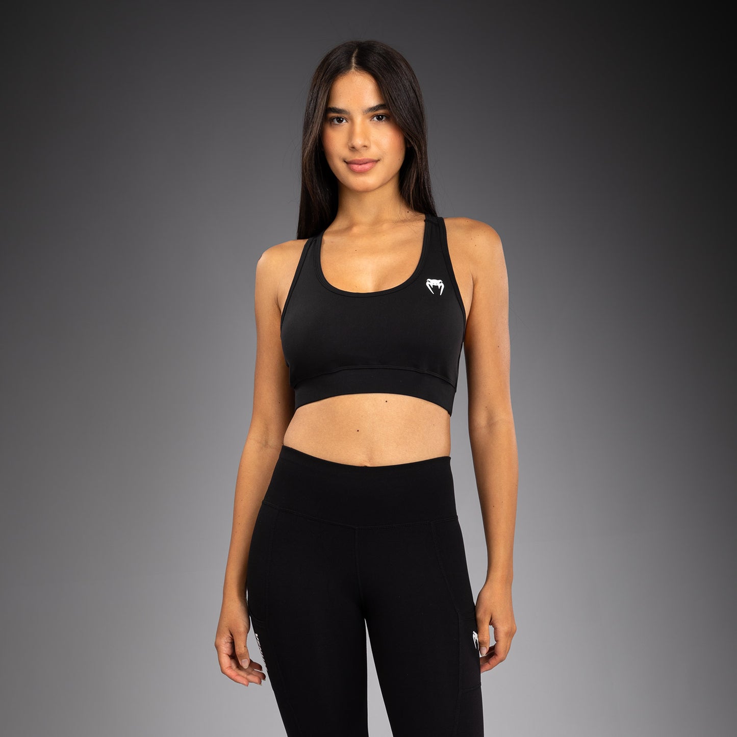 Sujetador Deportivo de Impacto Medio Venum Essential - Negro