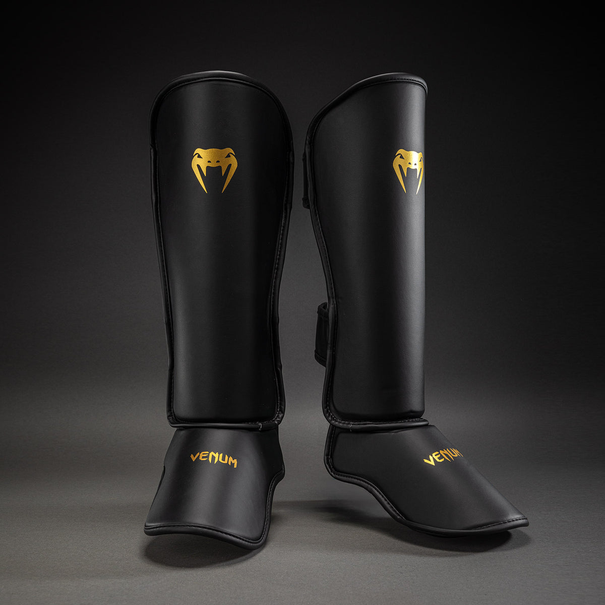 Venum Contender 1.5 Espinilleras - Negro/Dorado