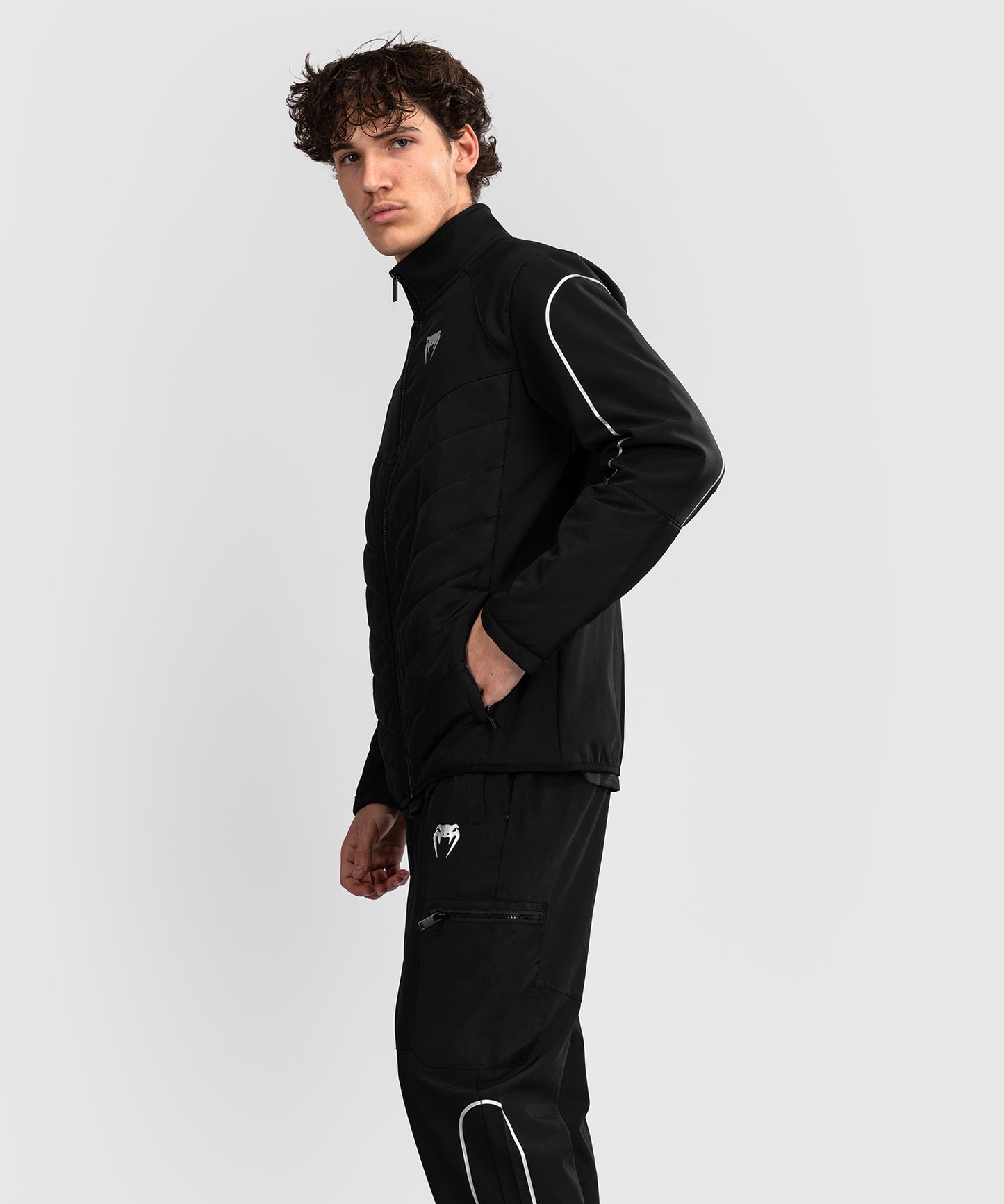 Venum Paddock Chaqueta Softshell Manga Larga - Negro
