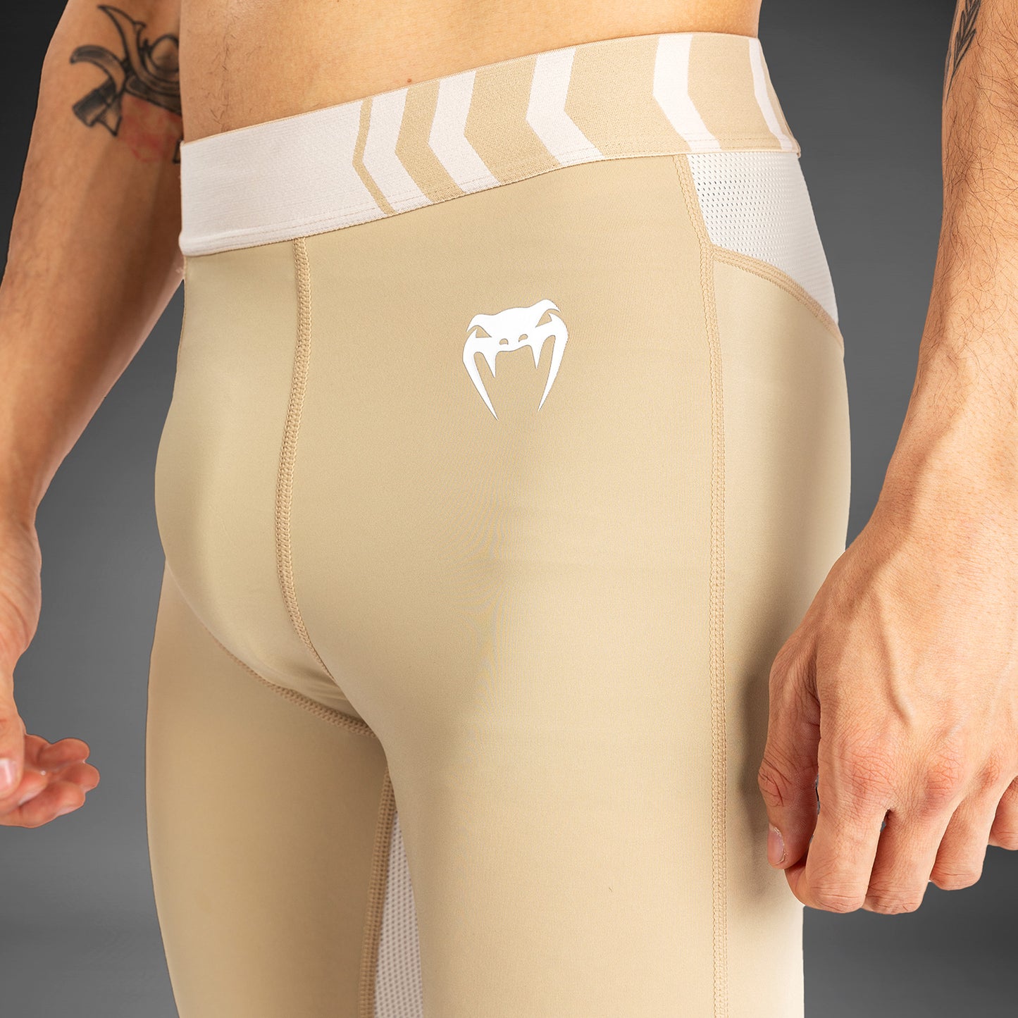 Venum Tempest Mallas para Hombre - Beige/Arena