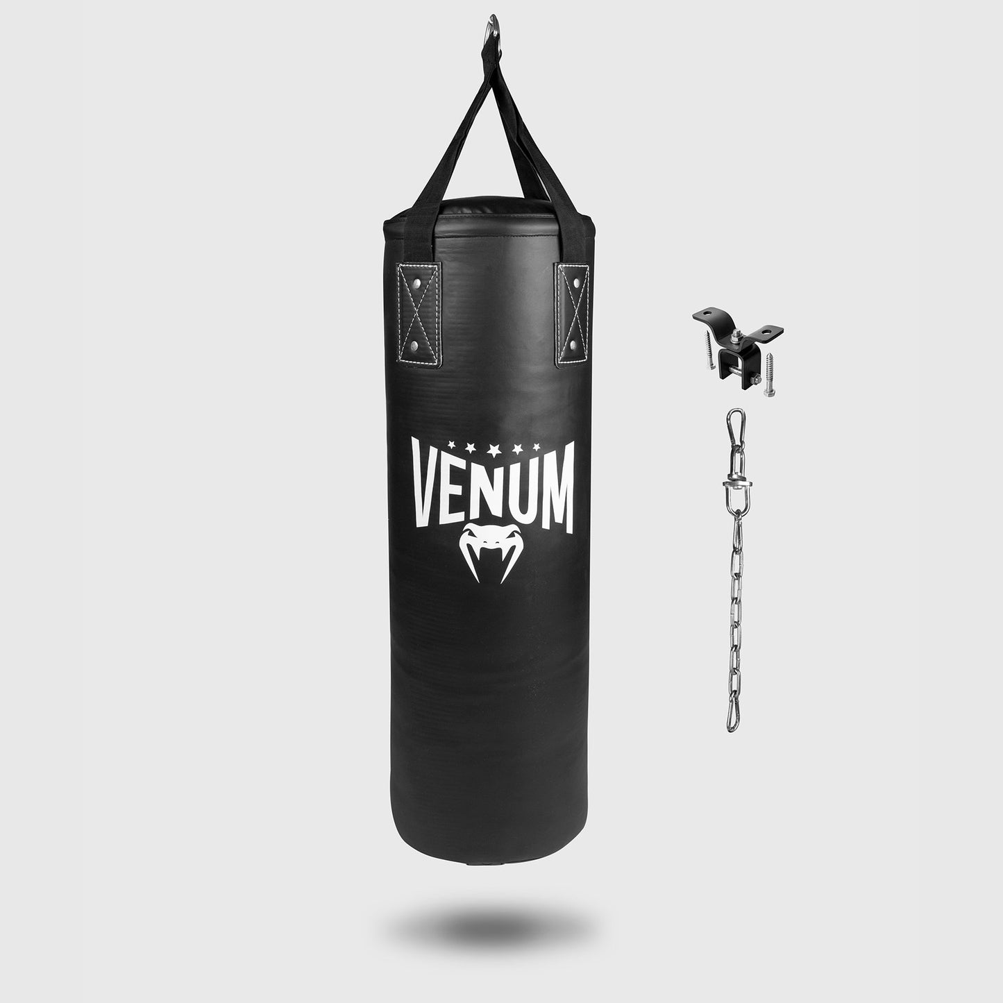 Saco de boxeo Venum Origins - Negro/Blanco (gancho incluido)