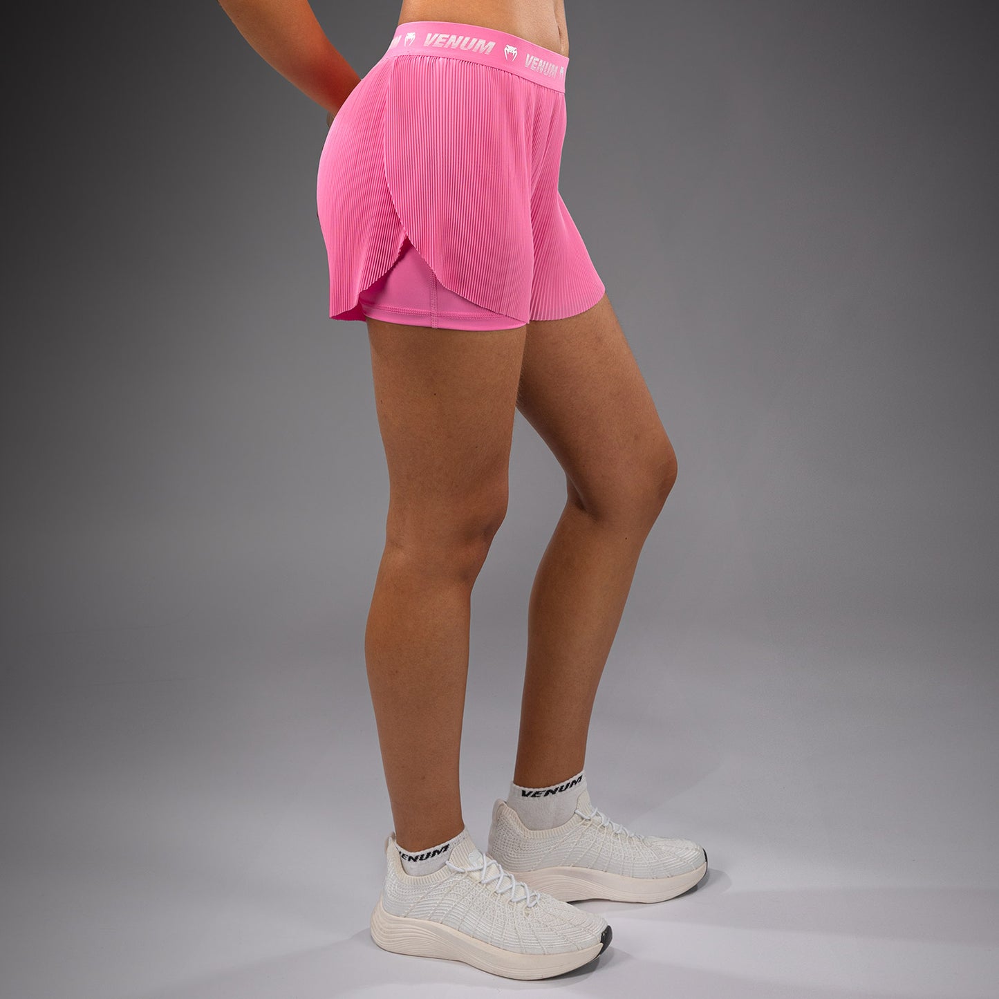 Venum Flowfit Pantalones Cortos de Entrenamiento Mujer - Rosa Caramelo