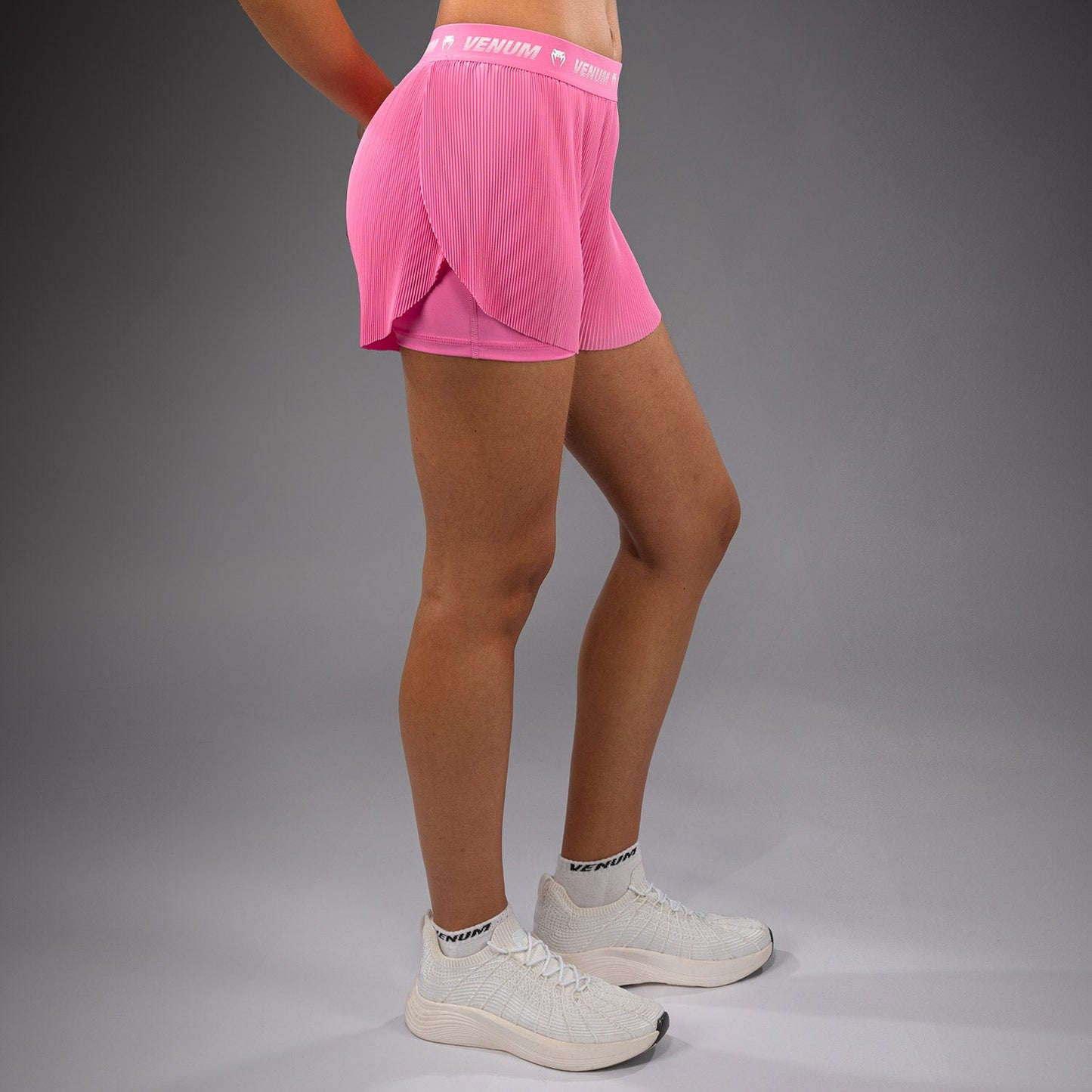Venum Flowfit Pantalones Cortos de Entrenamiento Mujer - Rosa Caramelo