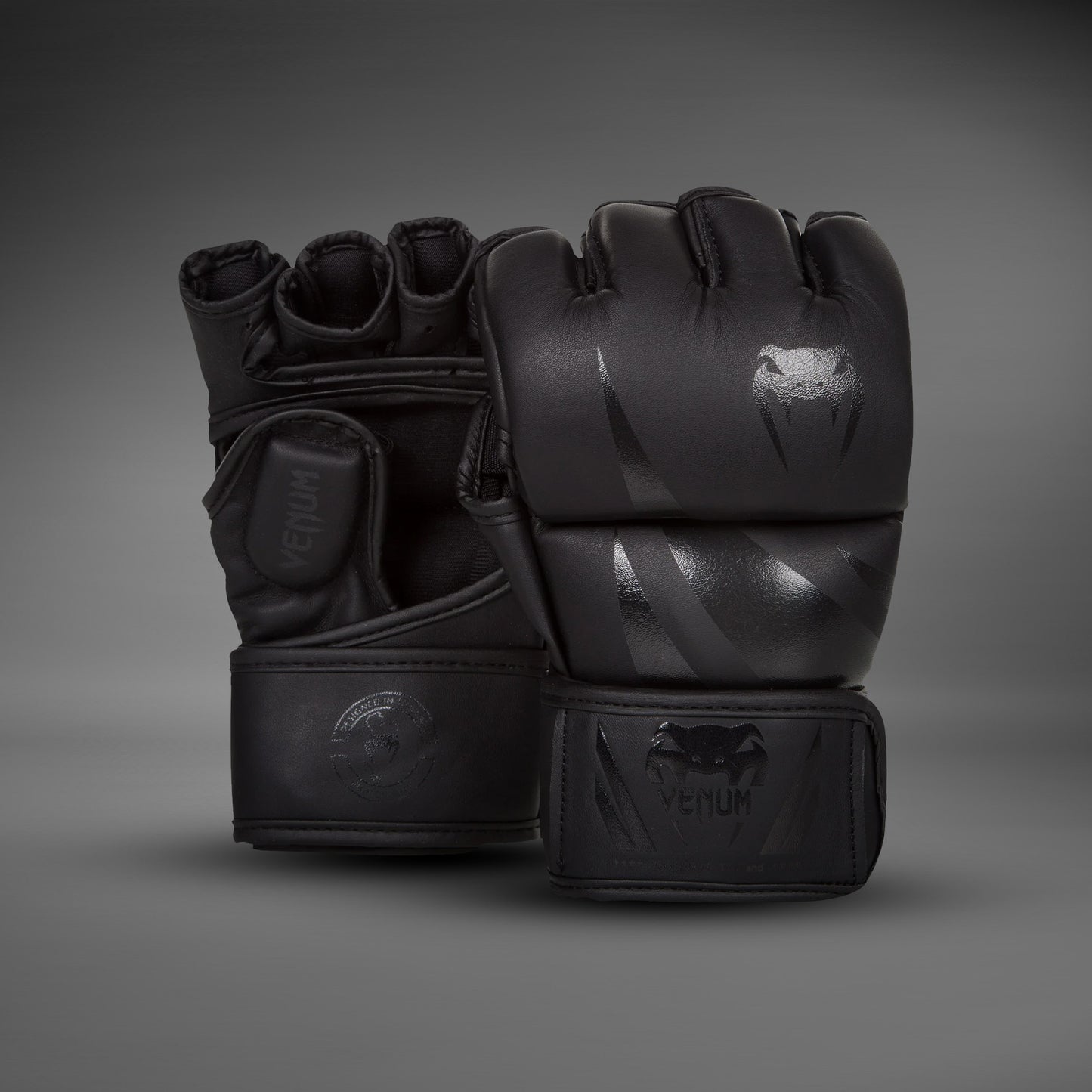 Guantes MMA Venum Challenger - Negro/Negro Matte