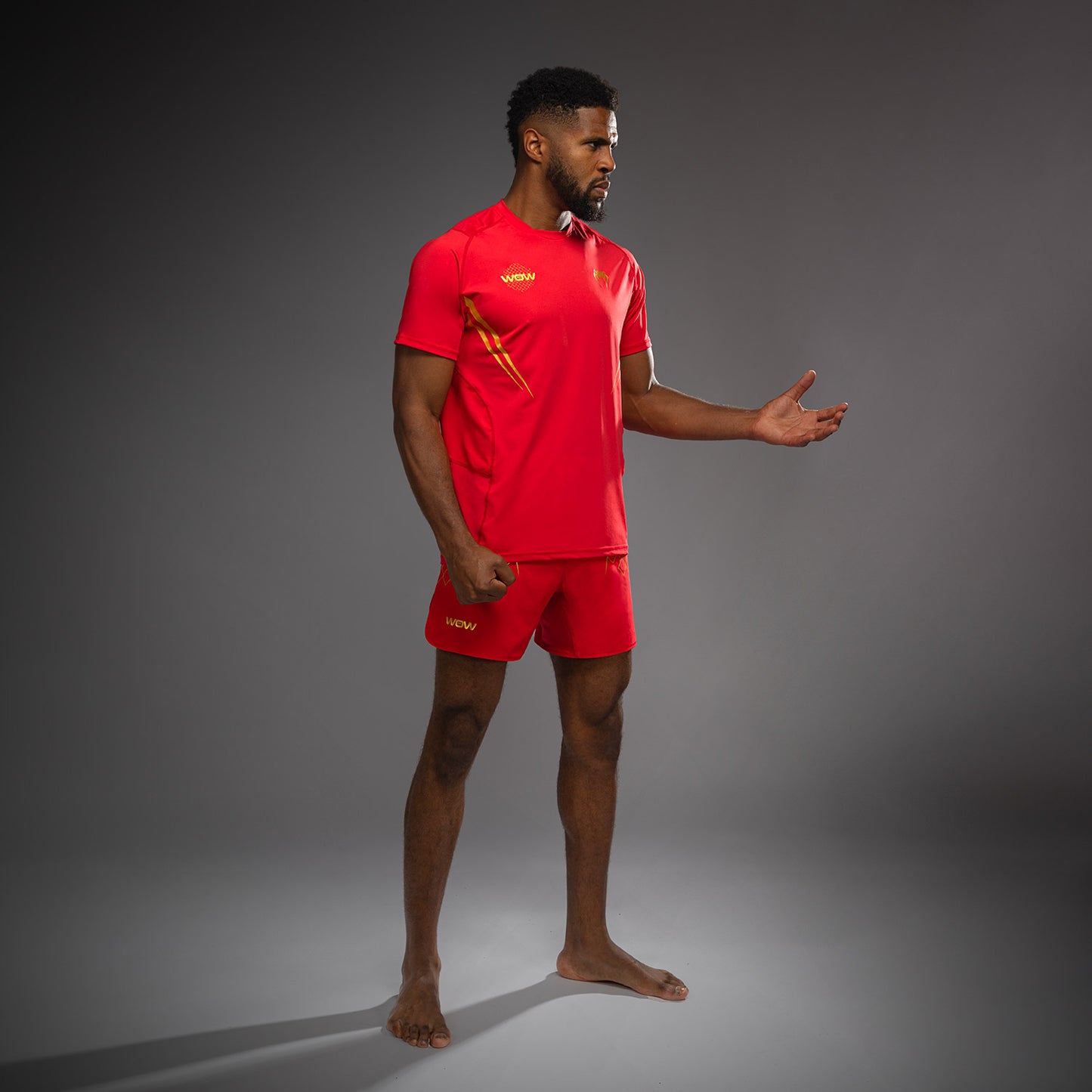 Venum x WOW FC Camiseta Dry-Tech - Fury Red/Gold