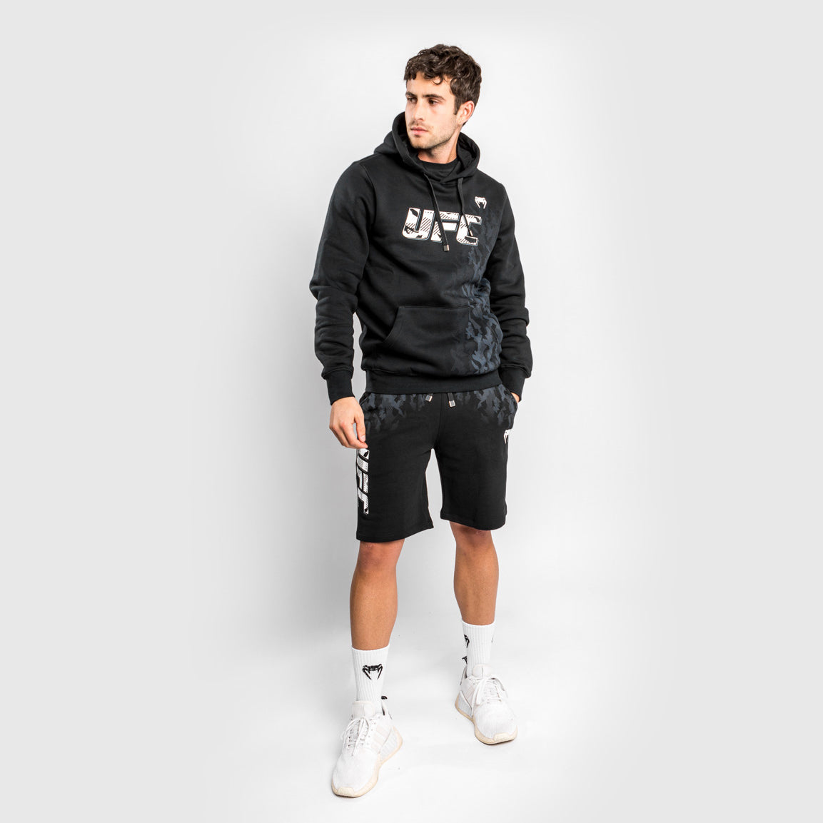 Sudadera Para Hombre UFC Venum Authentic Fight Week - Negro