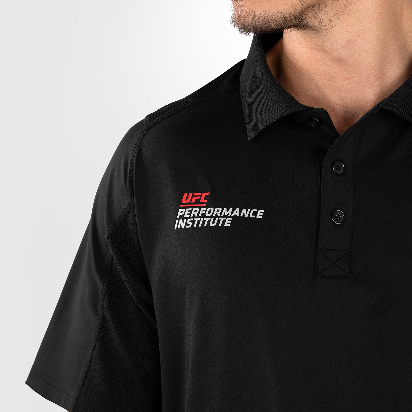 UFC Venum Performance Institute 2.0 Polo para Hombre - Negro/Rojo