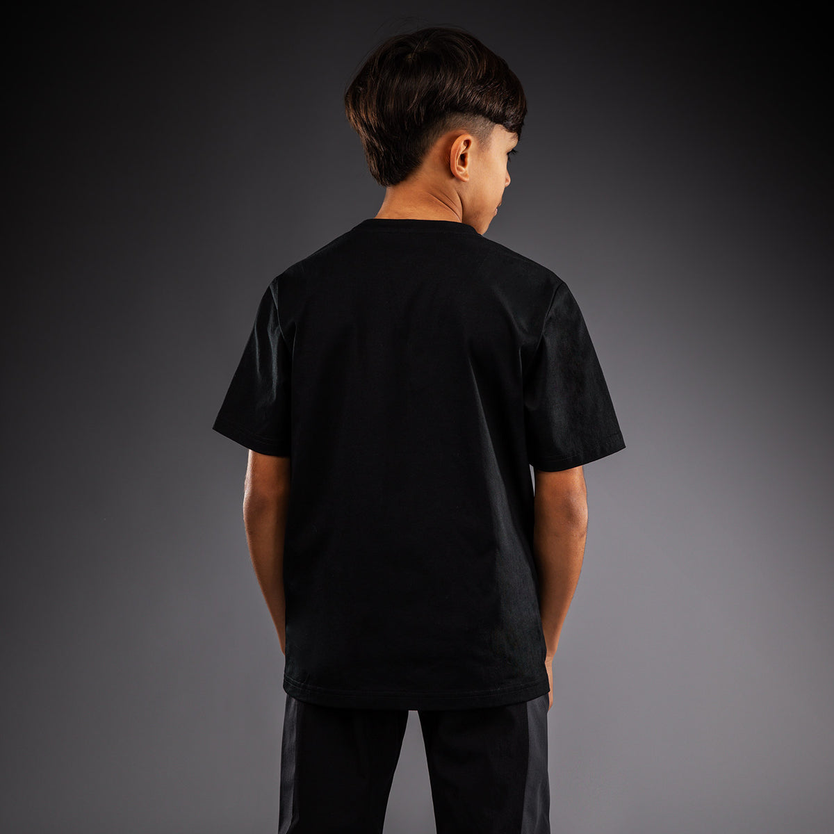 Venum Essential Camiseta de algodón infantil - Negro/Dorado