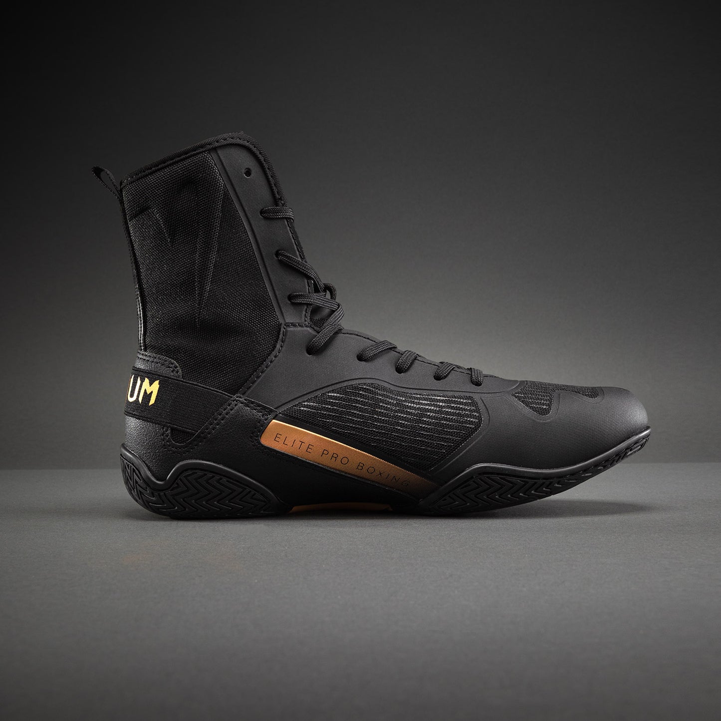 Venum Elite Neo Zapatillas de Boxeo – Negro/Oro