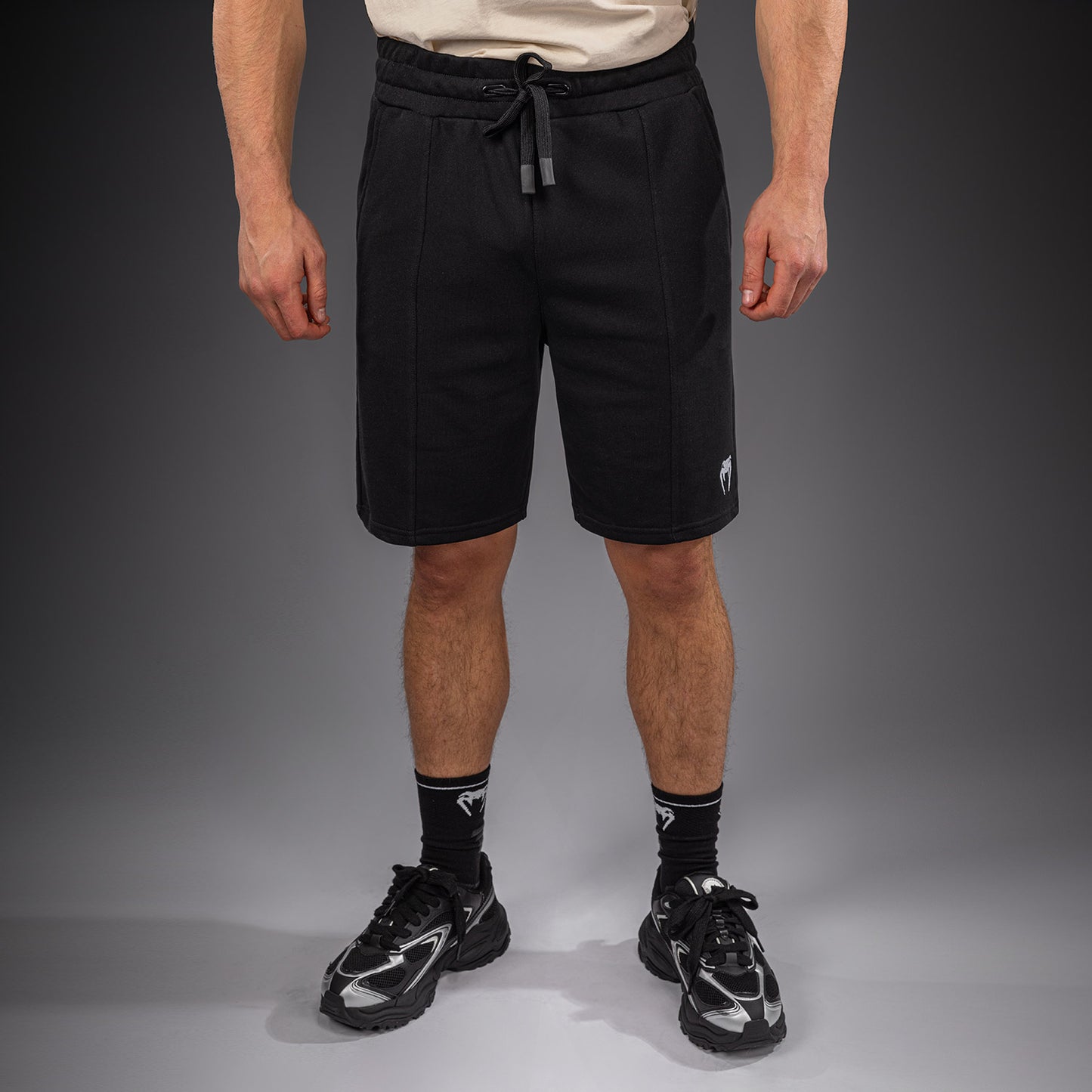 Venum Classic Fleece Short de Algodón - Negro