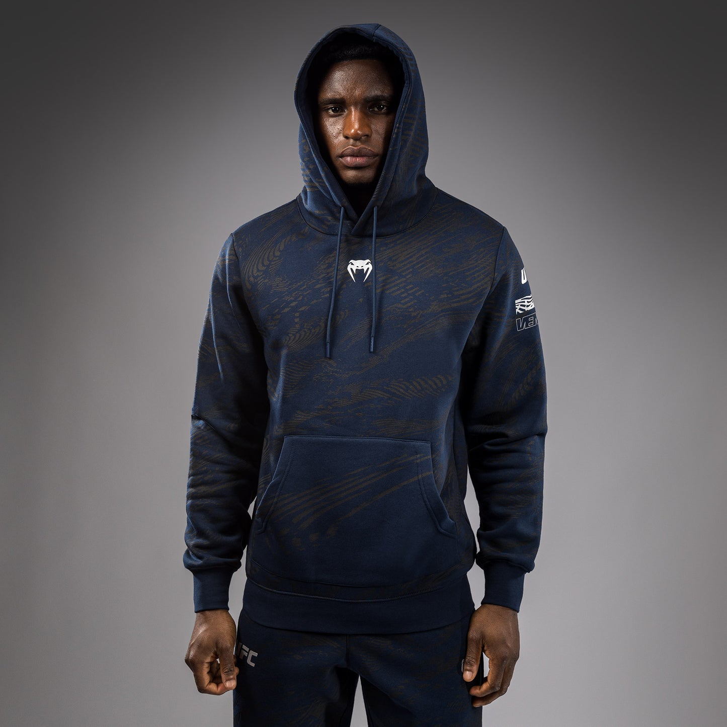UFC Fusion by Venum Fight Week Sudadera con Capucha para Hombre - Azul oceánico