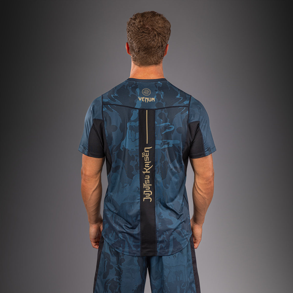 Jujutsu Kaisen x Venum Fushiguro Camiseta Dry-Tech – Azul Océano