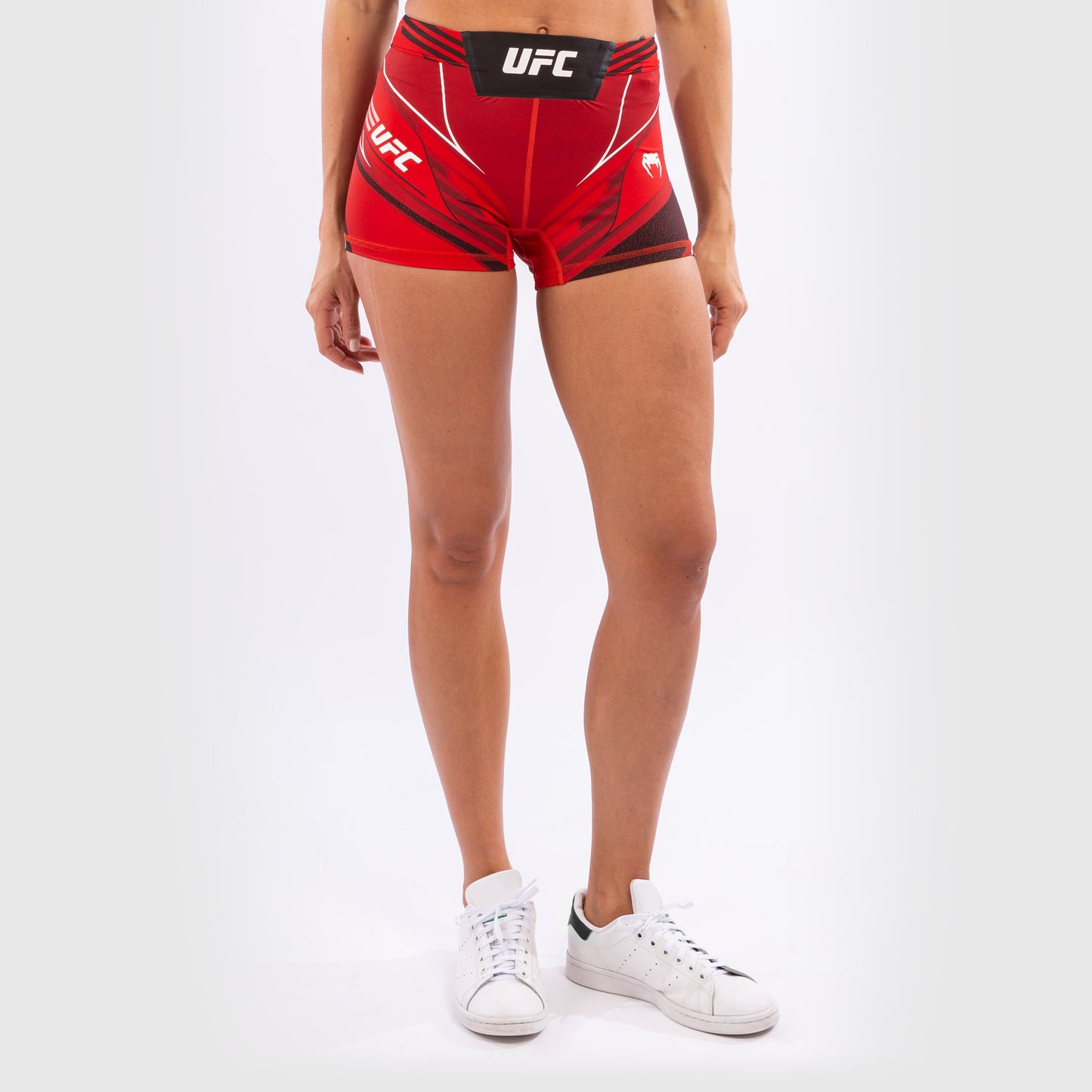 Pantalón De Vale Tudo Para Mujer UFC Venum Authentic Fight Night – Modelo Corto - Rojo
