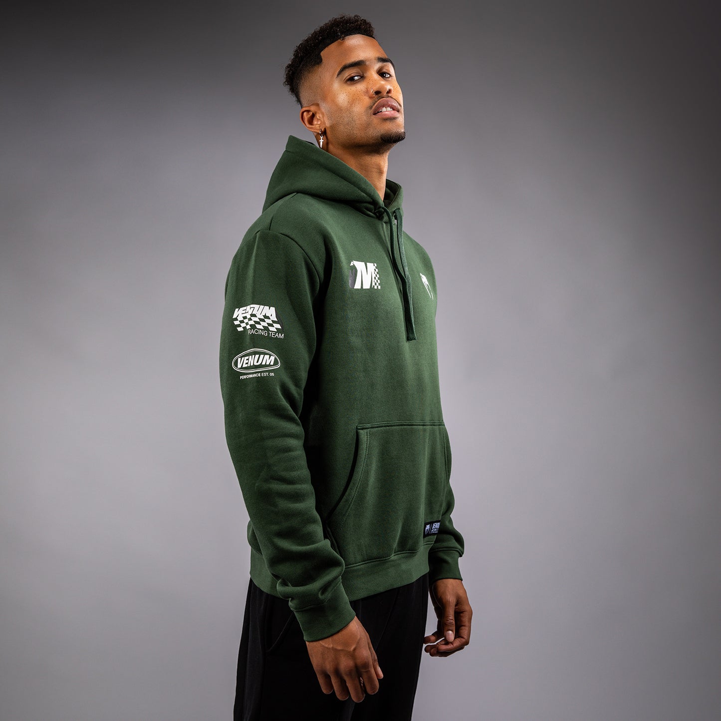 Venum Motorsport Sudadera con Capucha - Bosque Profundo