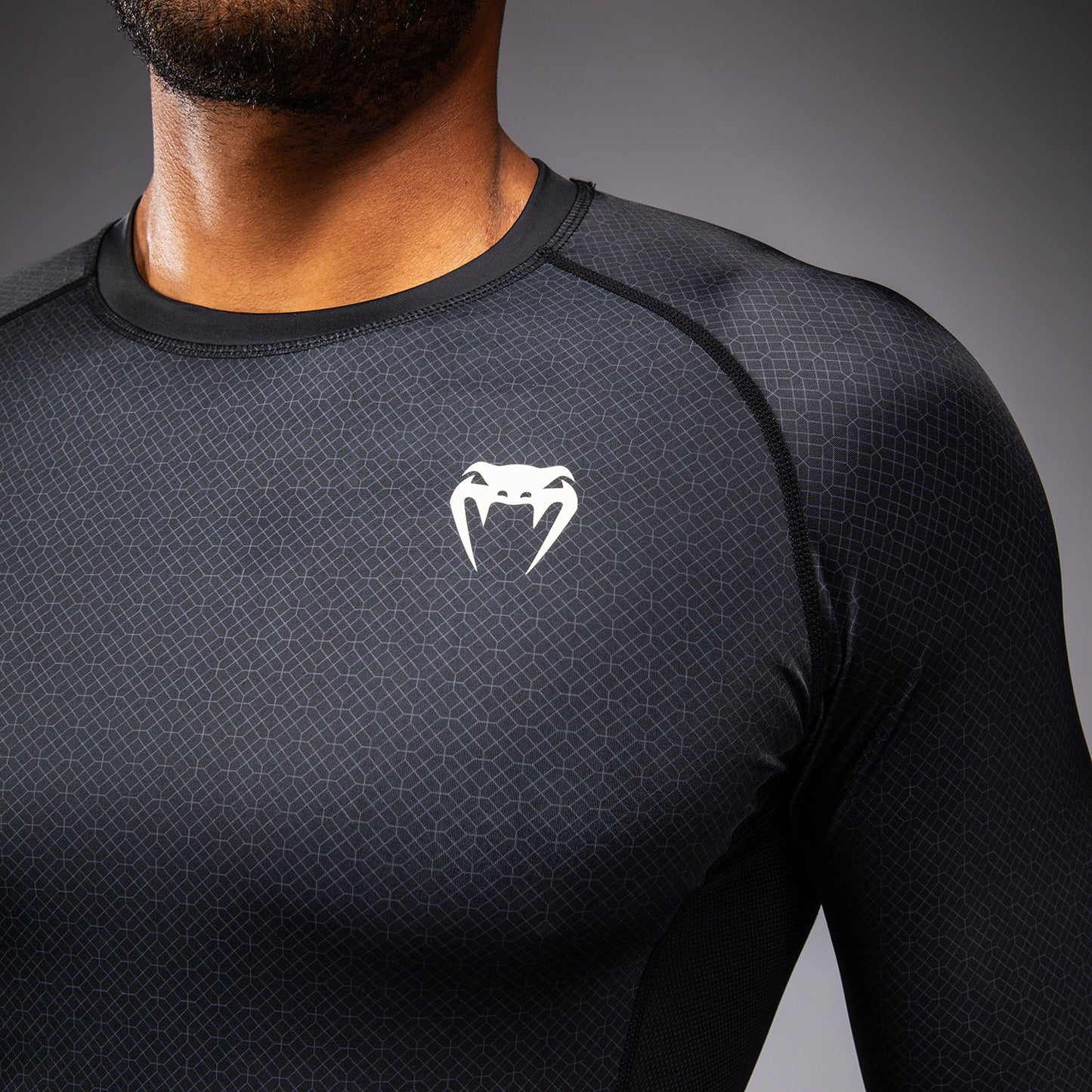 Venum x Roger Gracie Academy Rashguard Manga Larga - Negro