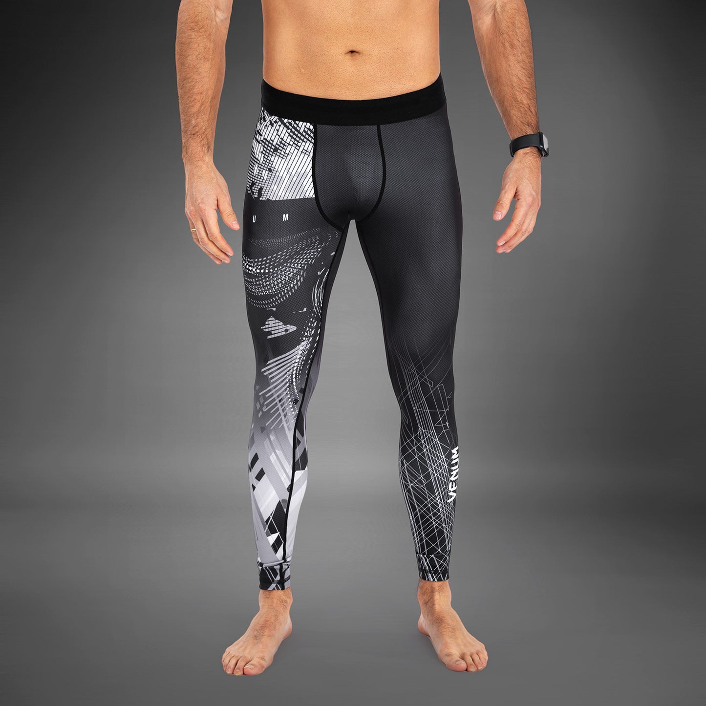 Venum Gorilla Jungle Pantalones de compresión - Negro/Blanco