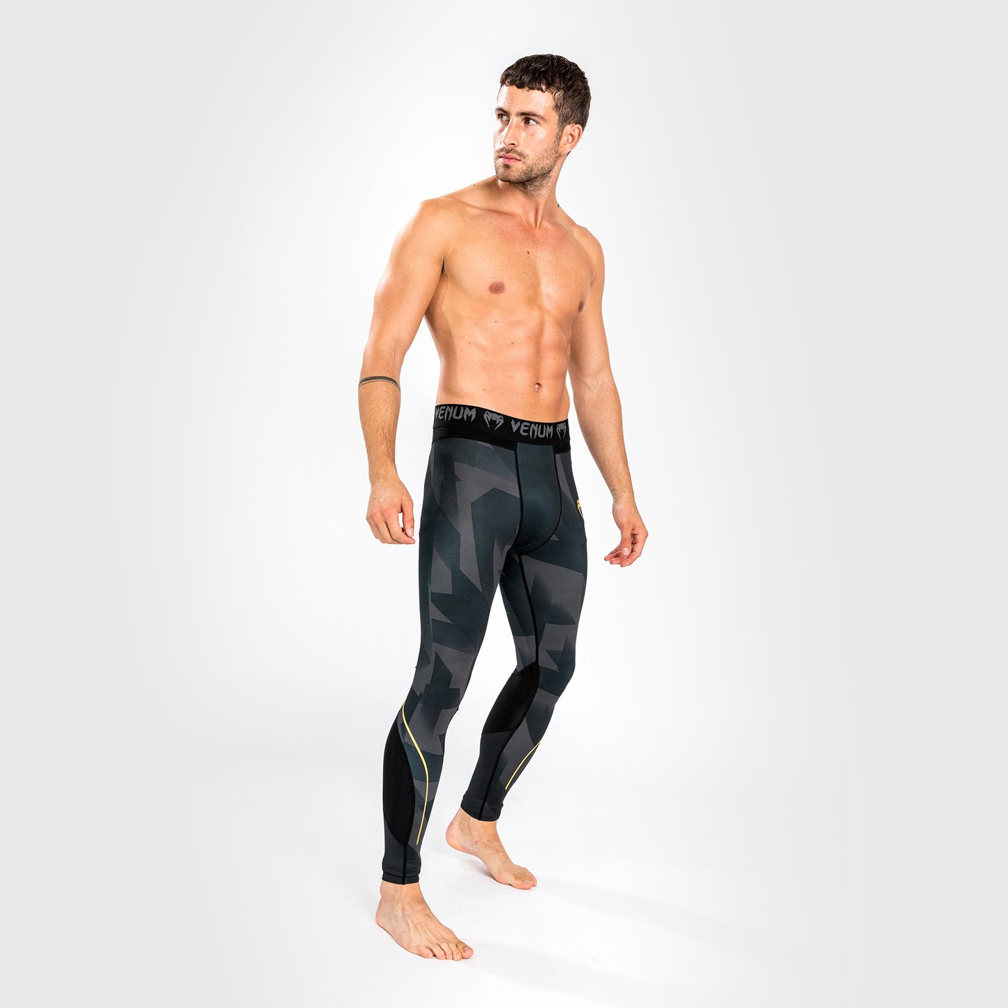 Pantalones de Compresión Venum Razor - Negro/Dorado