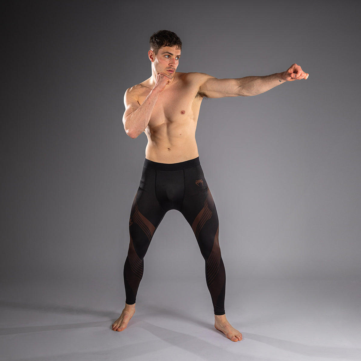 Venum No-Gi 6.0 Spats - Negro/Marrón