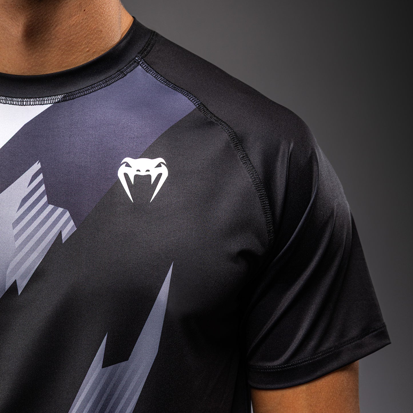 Venum No-Gi 6.0 Camiseta Dry Tech - Negro/Blanco