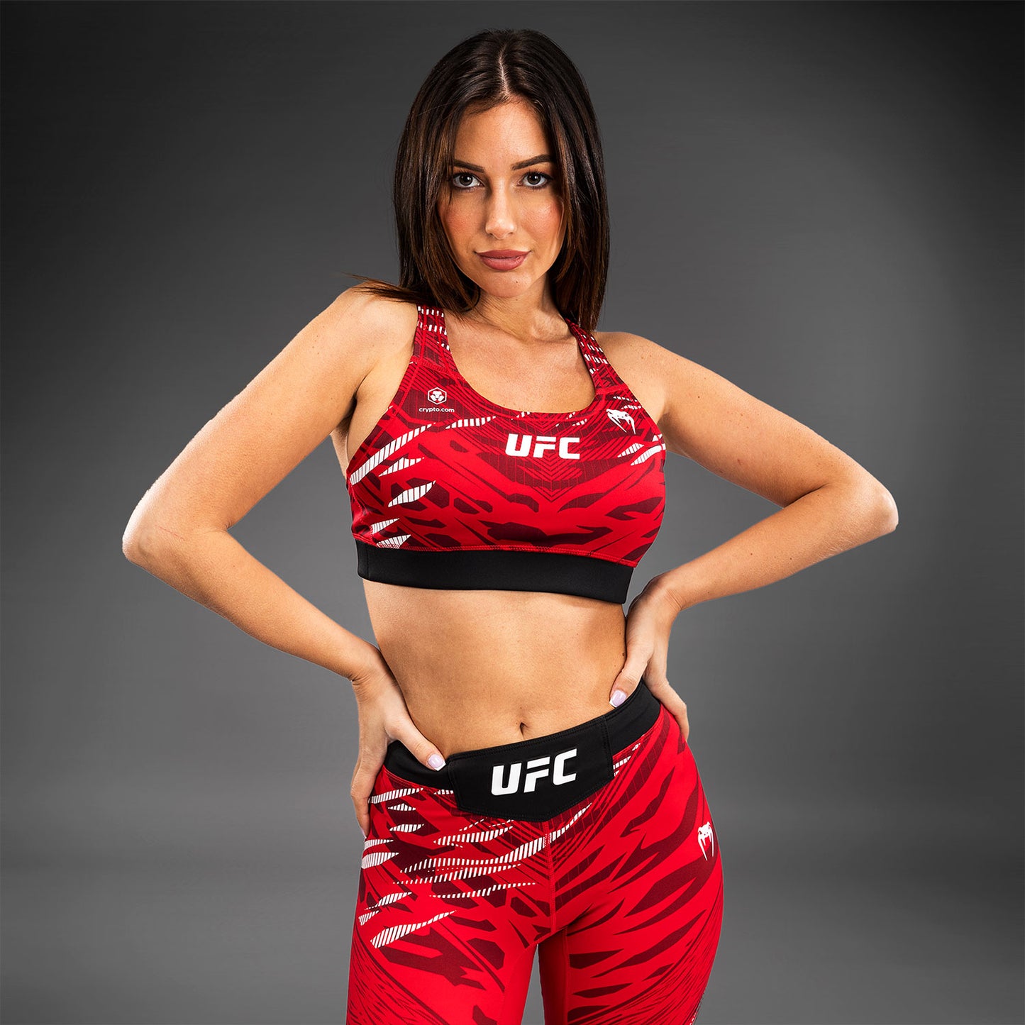UFC Fusion by Venum Authentic Fight Night Sujetador Deportivo para Mujer - Rojo