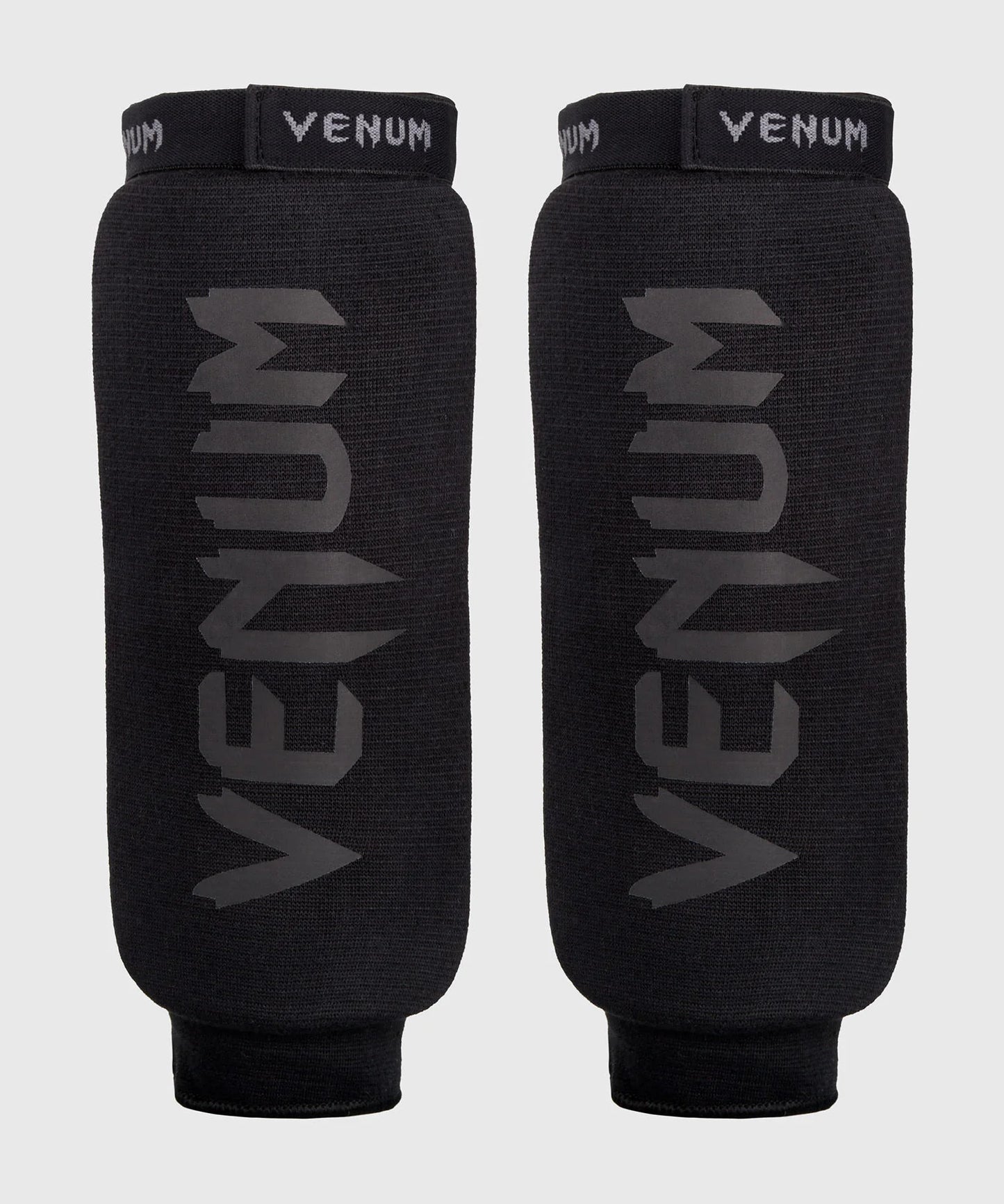 Venum Kontact Espinilleras Sin Pie - Negro/Negro