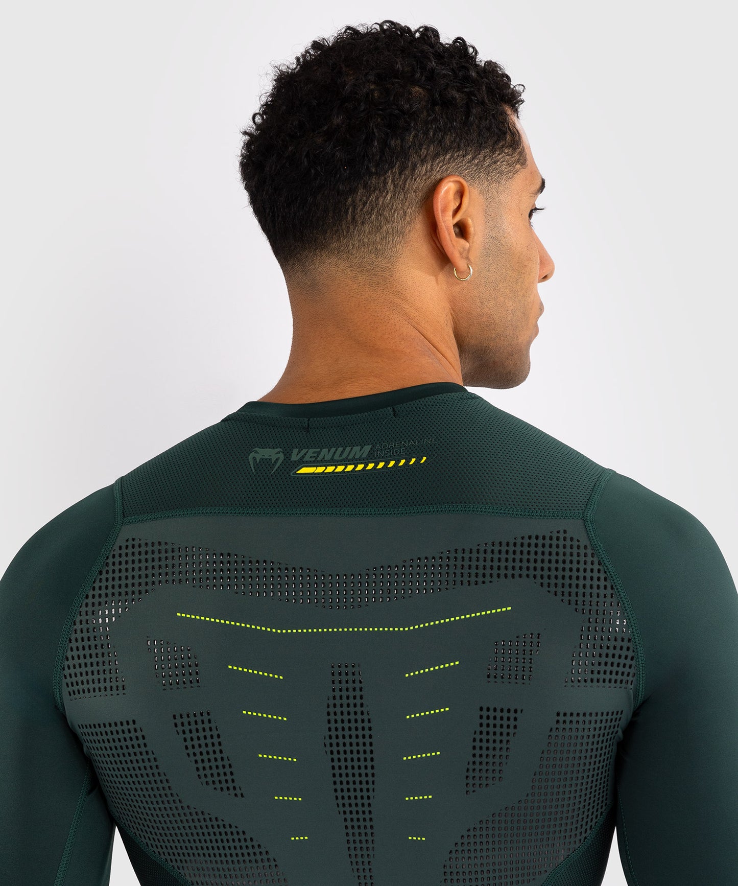 Venum Technical 3.0 Camiseta de Manga Larga Rashguard - Verde Bosque