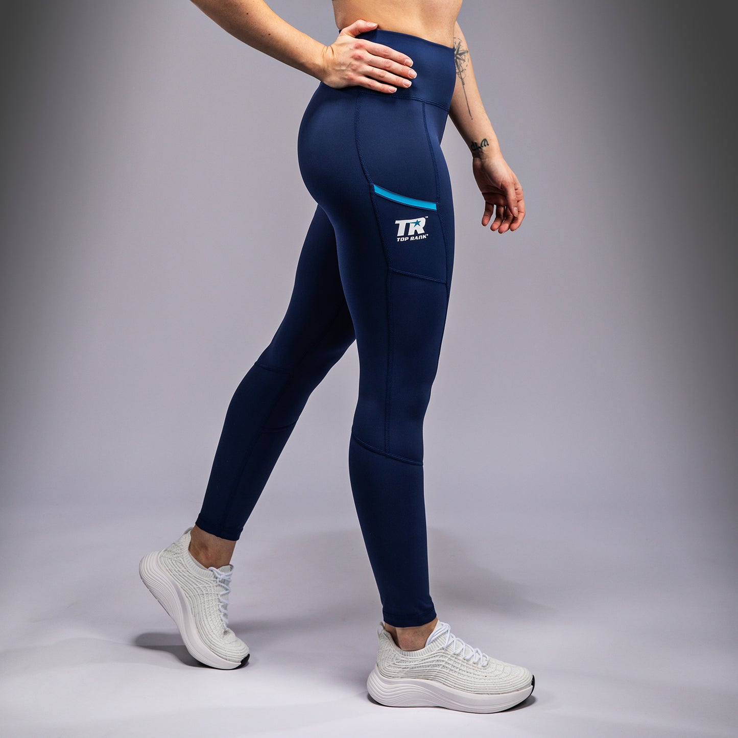 Venum x Top Rank Original Leggings 7/8 para Mujer - Azul Marino