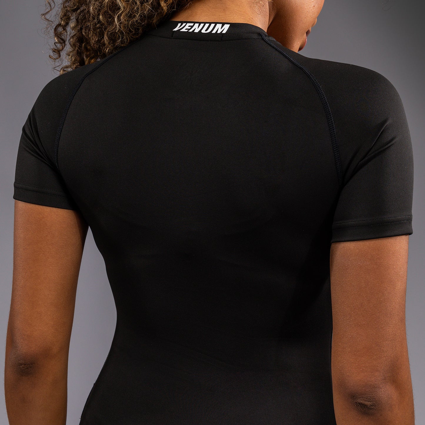Venum Halo Camiseta de manga larga rashguard para mujer - Negro