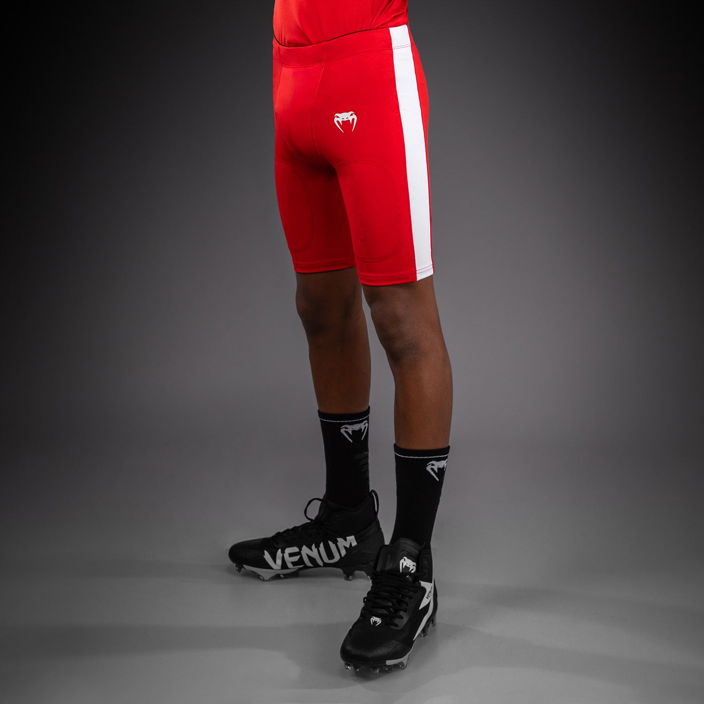 Venum Elite Football Short de Compresión Para Niños - Rojo