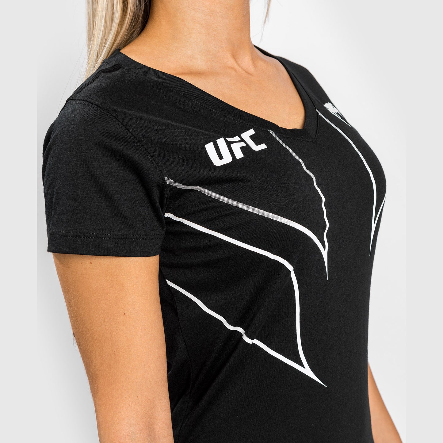 Camiseta de mujer UFC Venum Fight Night 2.0 Replica - Negra