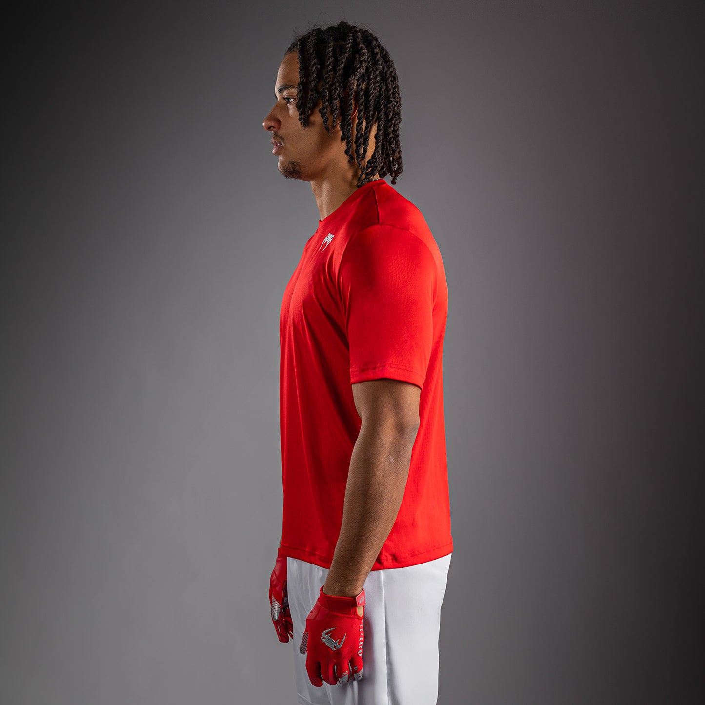 Venum Lineup Camiseta Manga Corta - Rojo/Blanco