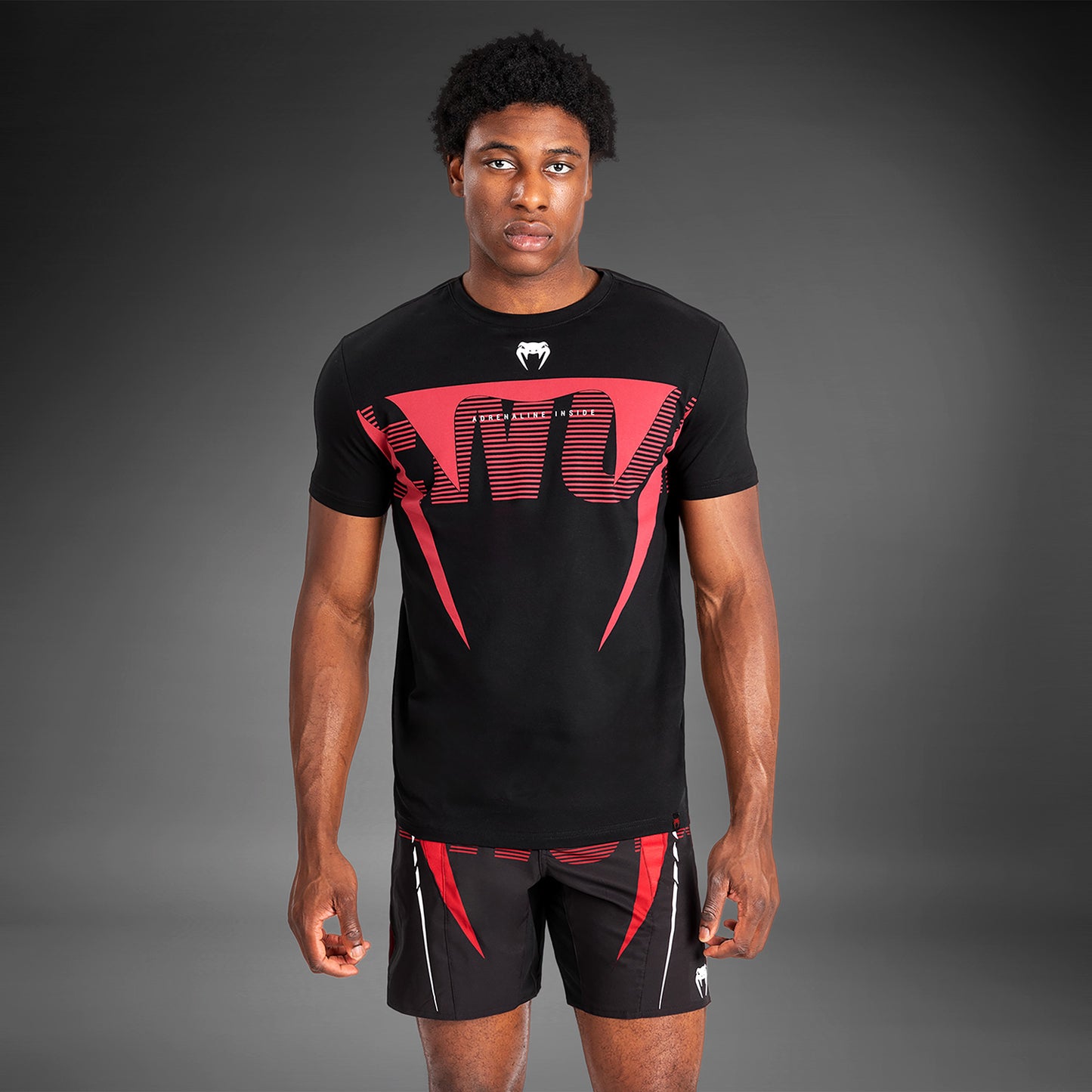 Venum Adrenaline Camiseta de Manga Corta para Hombre - Red