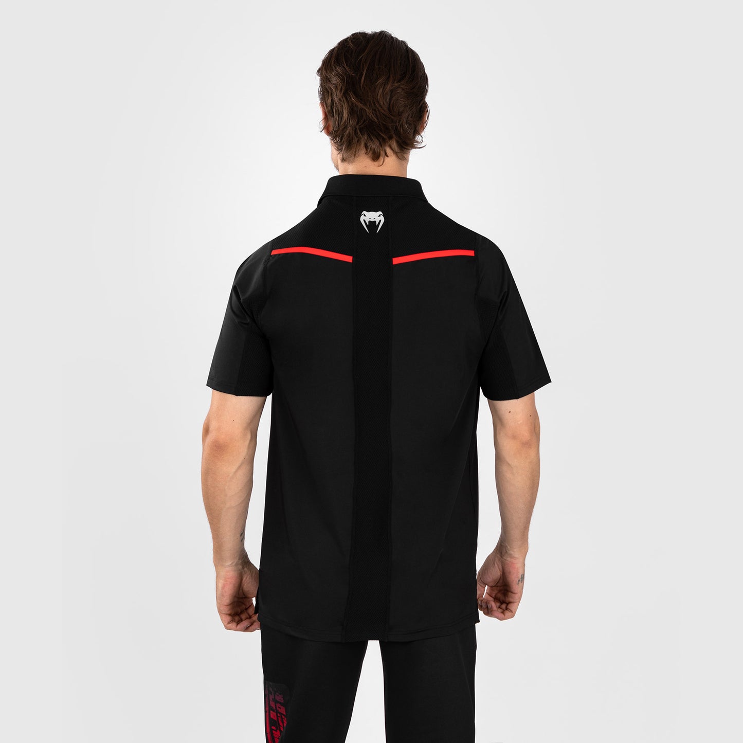 UFC Venum Performance Institute 2.0 Polo para Hombre - Negro/Rojo
