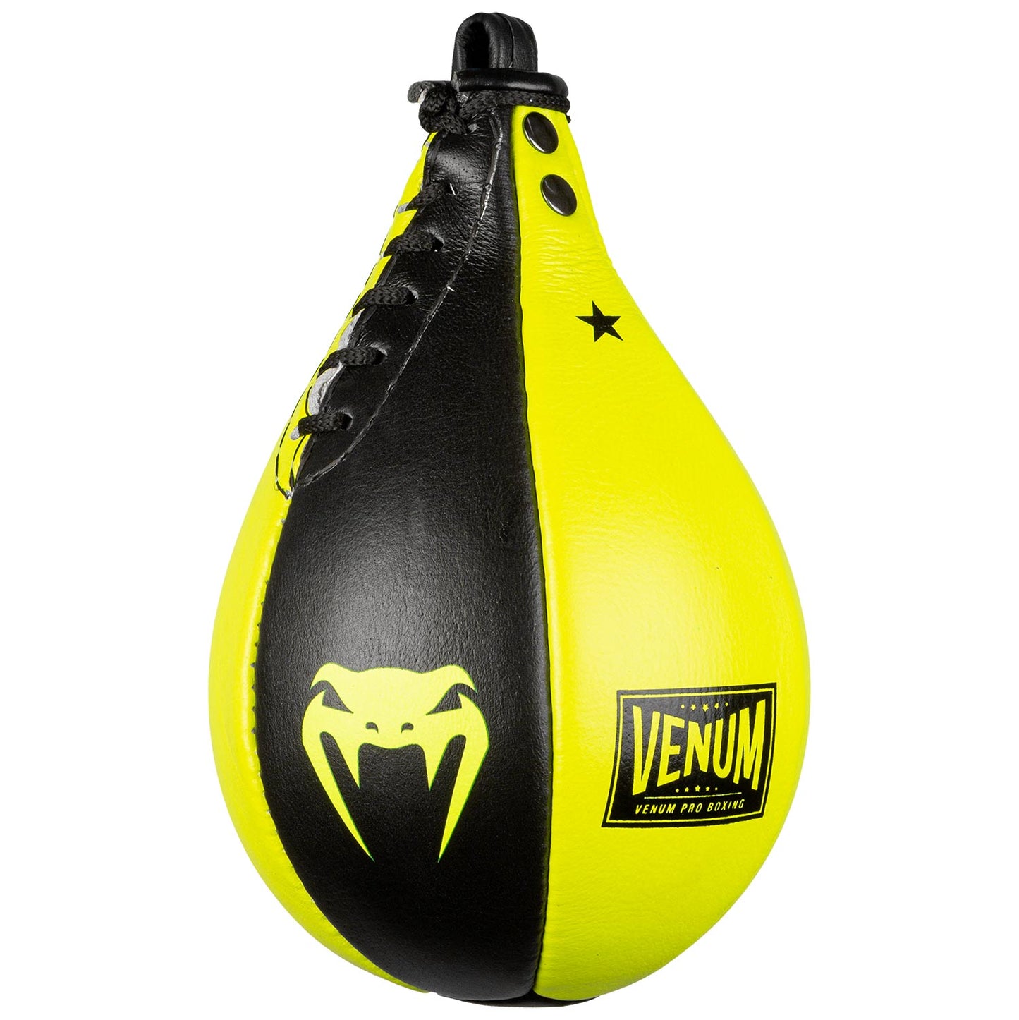 Pera de Boxeo Venum Hurricane Speed Bag - Negro/Amarillo